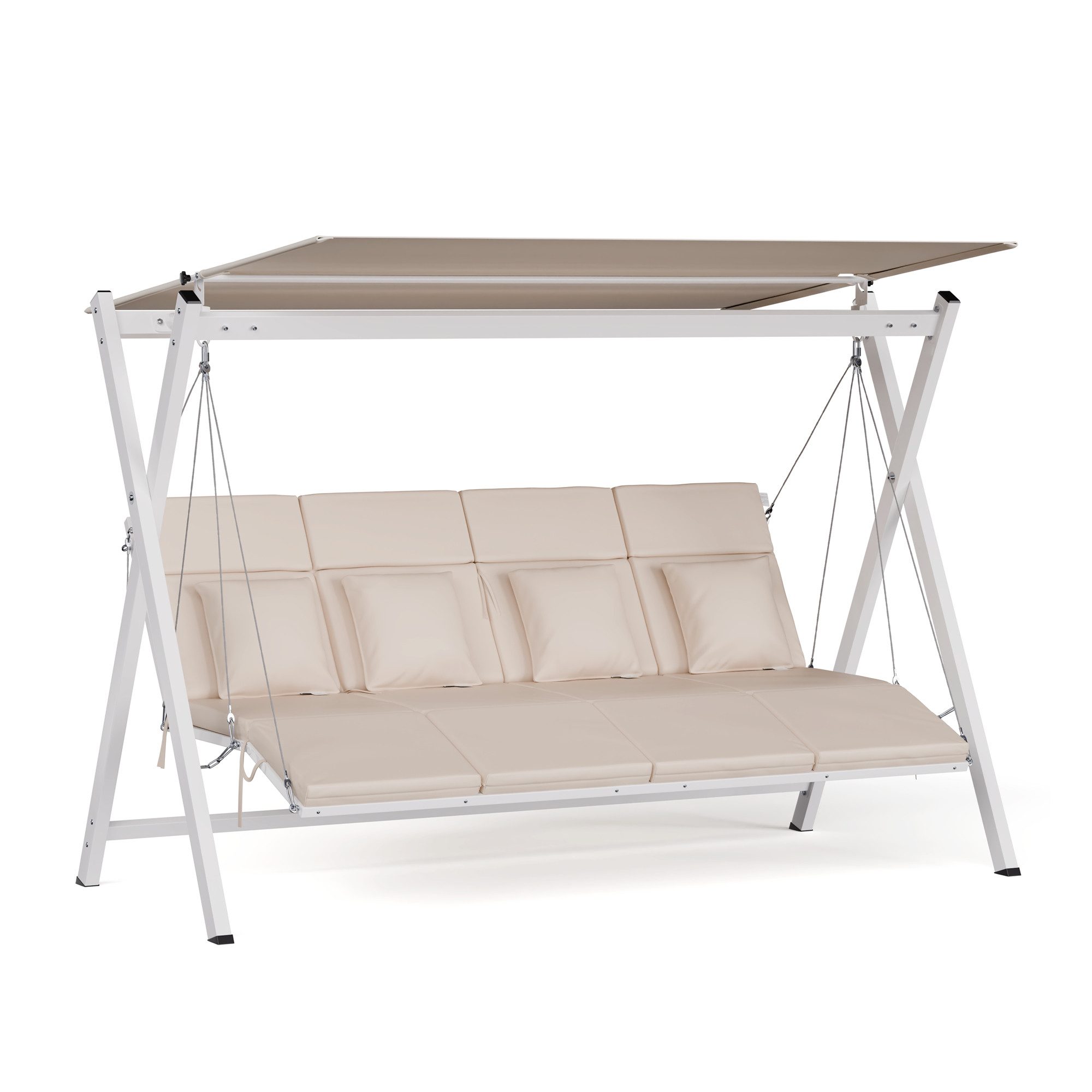blumfeldt Doppelschaukel FlexiSwing, (Set), Gartenliegen Swing günstig online kaufen