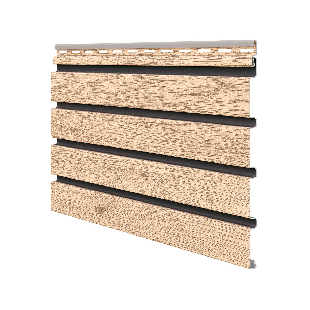 VILO Verkleidungspaneel Canadian Siding Fronto V-Black Std. 2,95m Stück 0,74qm light oak, BxL: 28,5x295 cm, 0,963 qm, (Stückweise 1 Paneel, 0,963 qm) 2-lagig, s – Bild 4 von 5