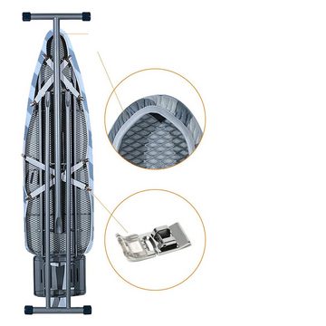 Lubgitsr Bügelbrettbezug 87x42cm Bügelbrettbezug für Dampfbügelstation, Bügelbrett Baumwolle