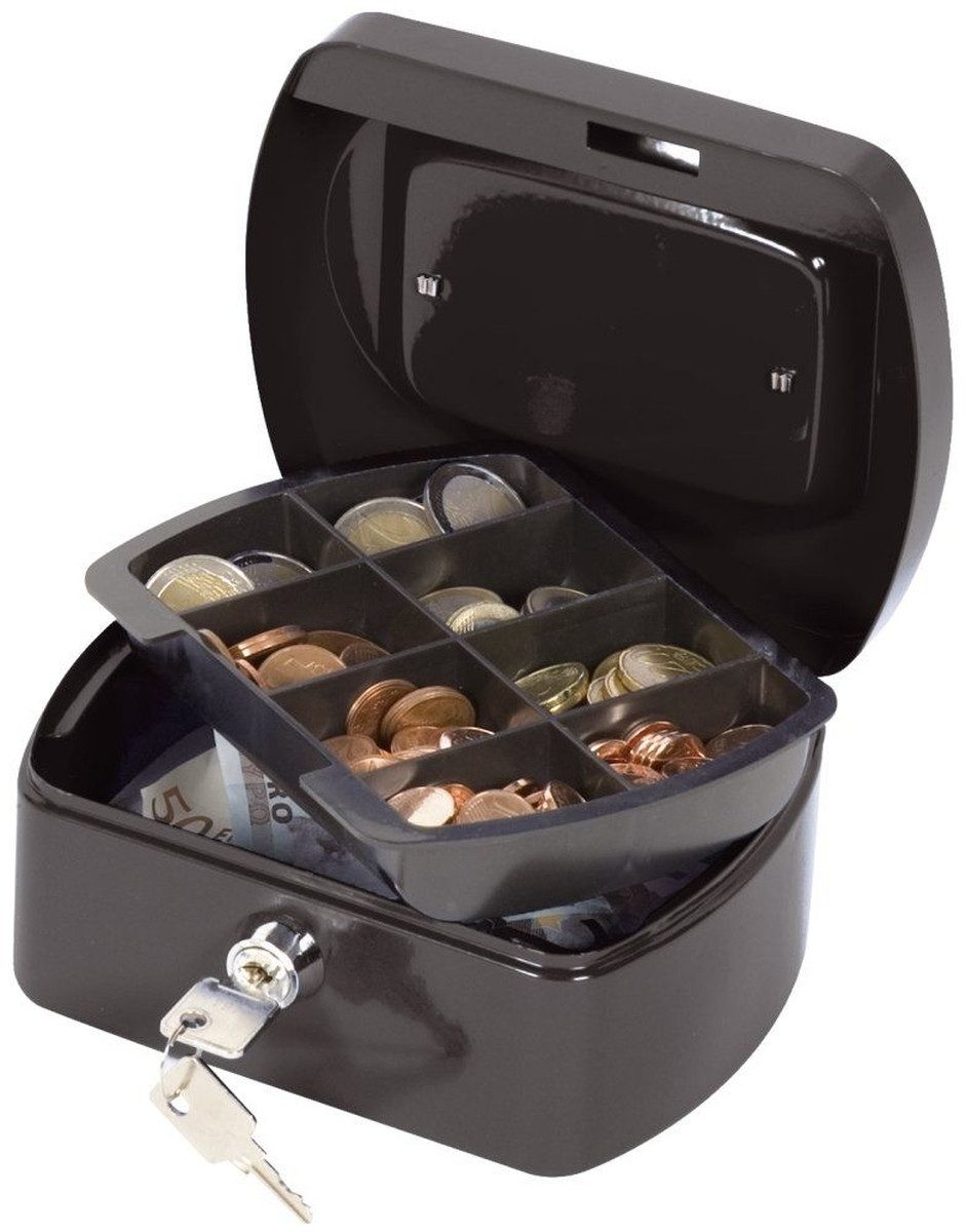 Connect Geldkassette Geldkassette BxTxH 155x120x75 mm schwarz