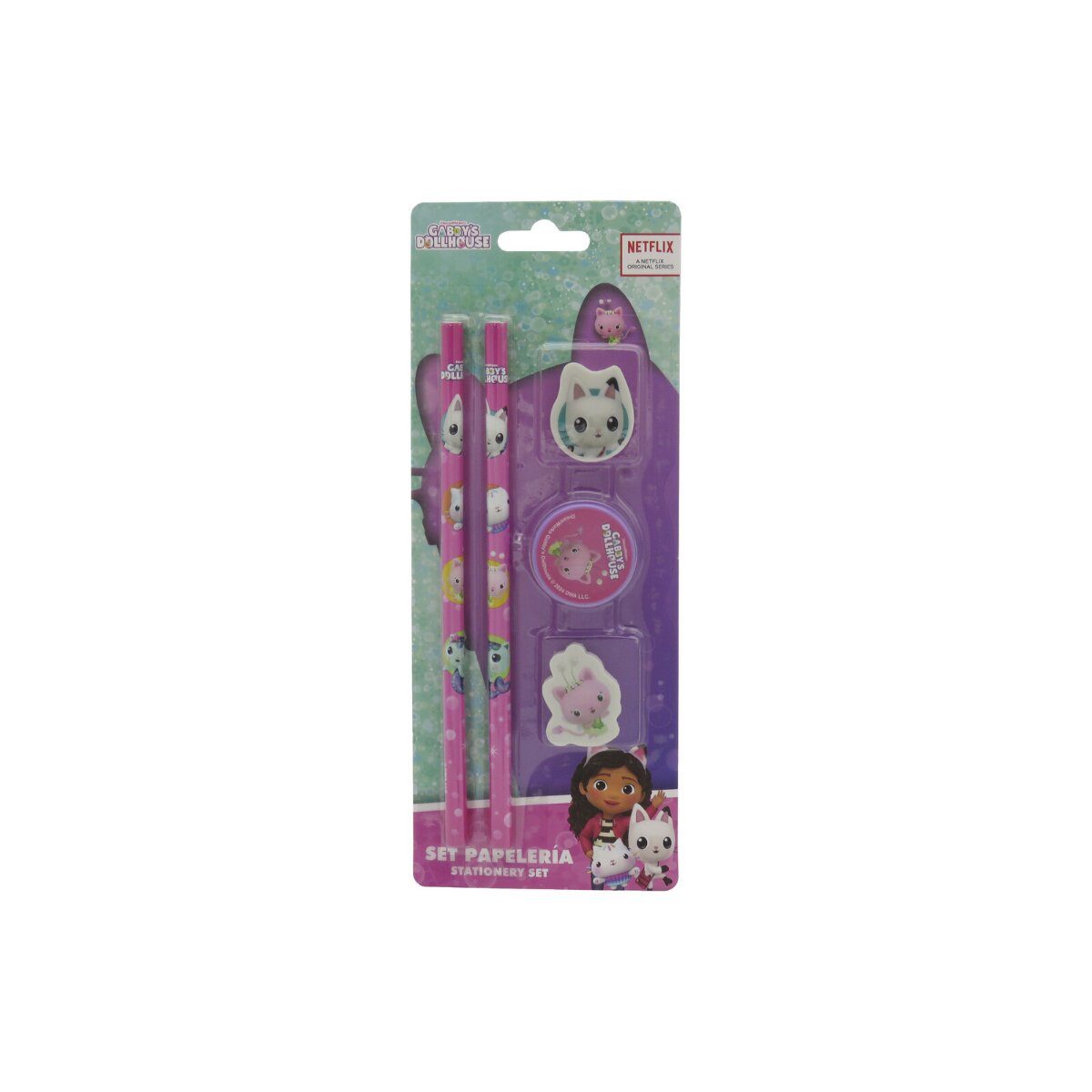 Gabby's Dollhouse Kreativset Gabbys Dollhouse Schreibwaren Set 5 teilig