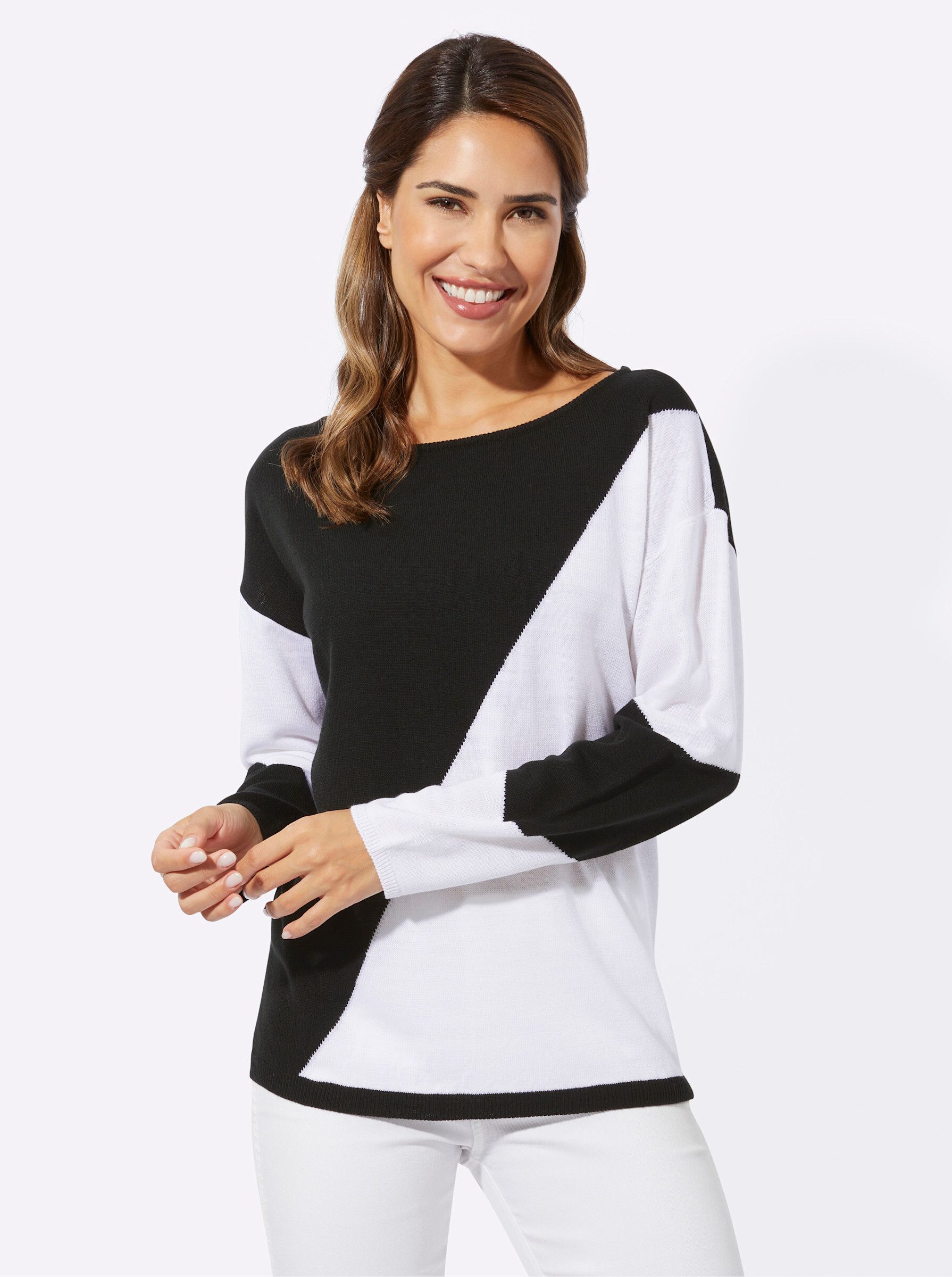 Strickpullover Langarm-Pullover