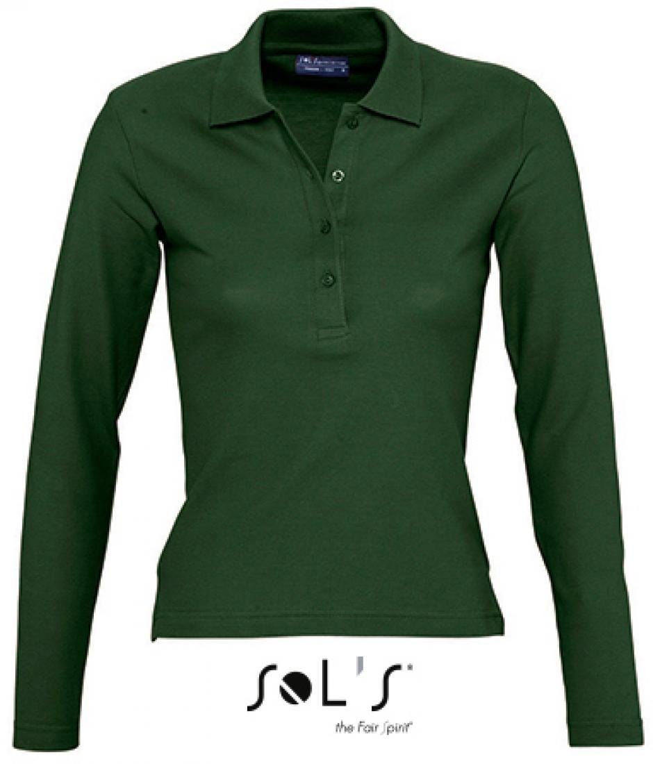 SOLS Langarmshirt Damen Longsleeve Poloshirt Podium günstig online kaufen