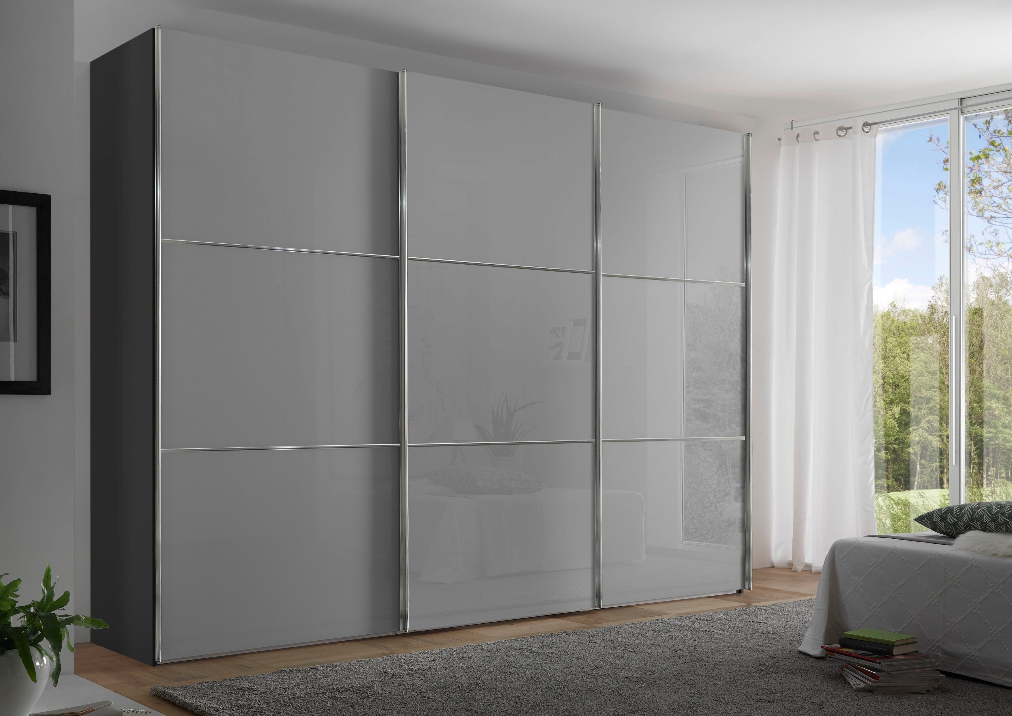 STAUD Schwebetürenschrank Includo Glas, Made in Germany