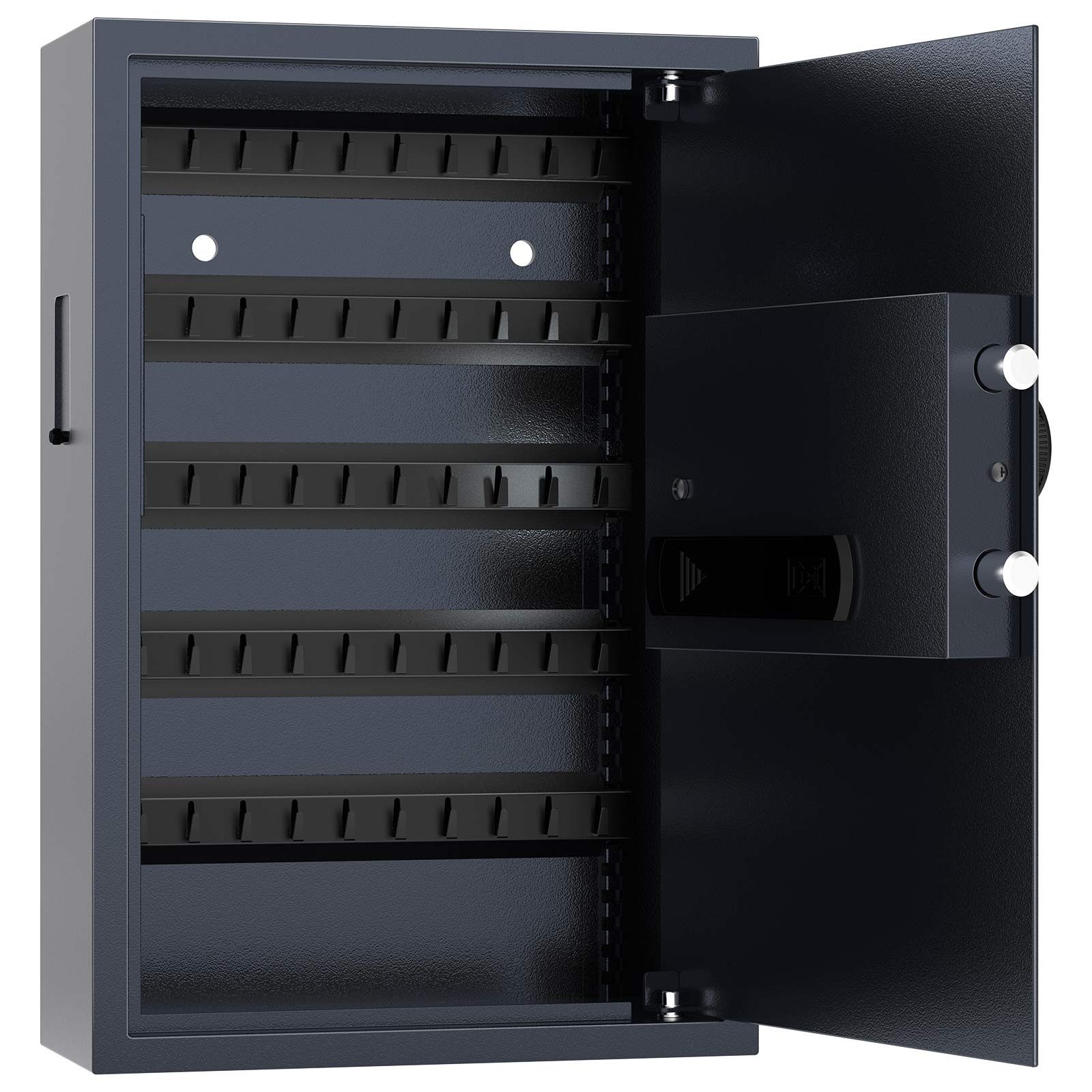 Profirst Schlüsseltresor LockGuard 50 Fingerprintschloss anthrazit