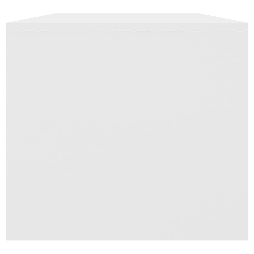Weiß Couchtisch vidaXL cm (1-St) Weiß | Holzwerkstoff Couchtisch 102x50x45 Weiß