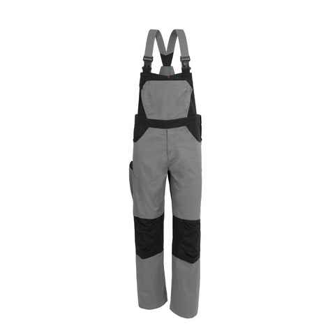 QUALITEX HIGH QUALITY WORKWEAR Arbeitslatzhose "X-Serie" X-treme strapazierfähige Arbeitshose - faserverstätkt (1-tlg) Latzhose mit 14 Taschen - Blaumann mit vorgeformter Kniepolstertasche