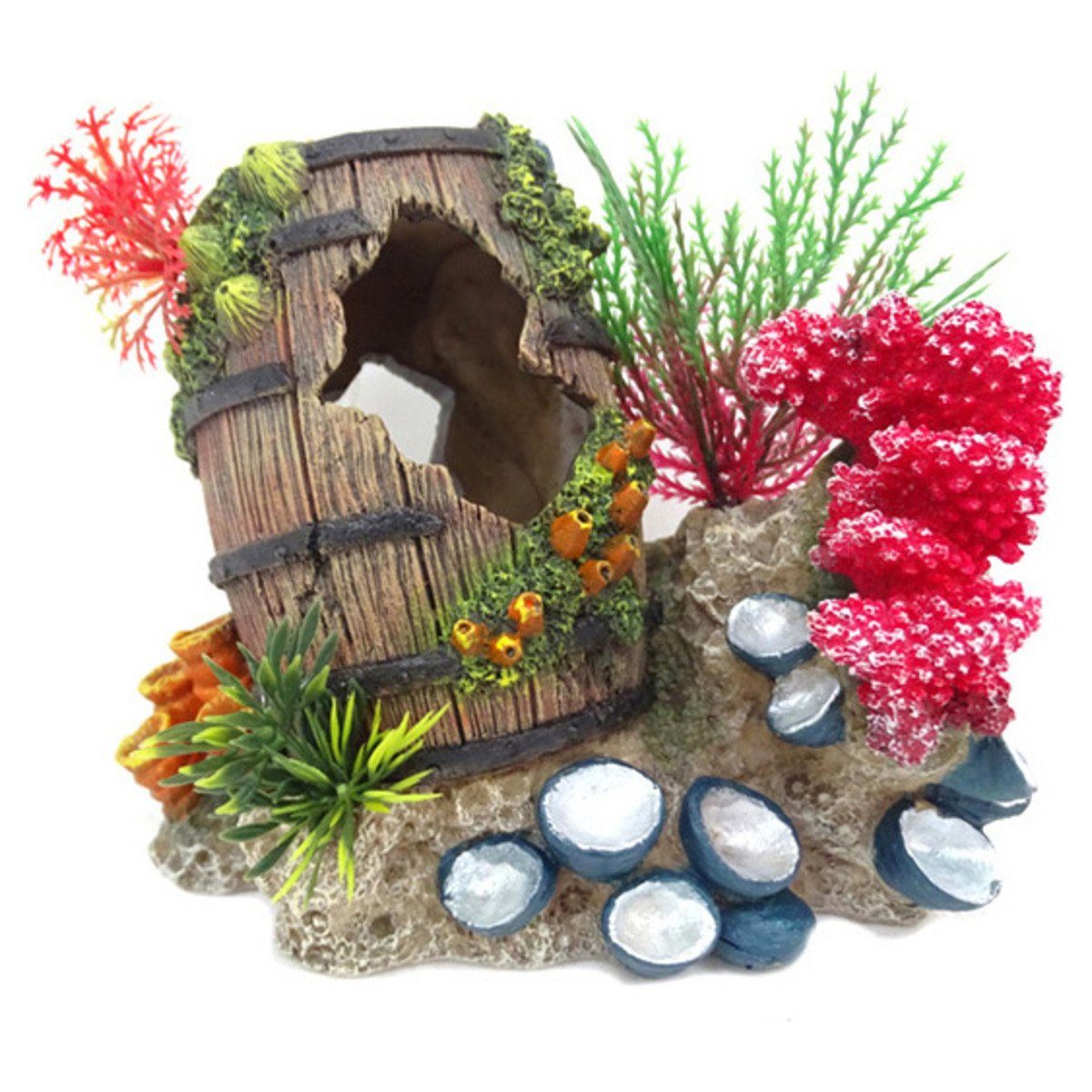 Aquariendeko Aquariumdekoration Versunkenes Artefakt