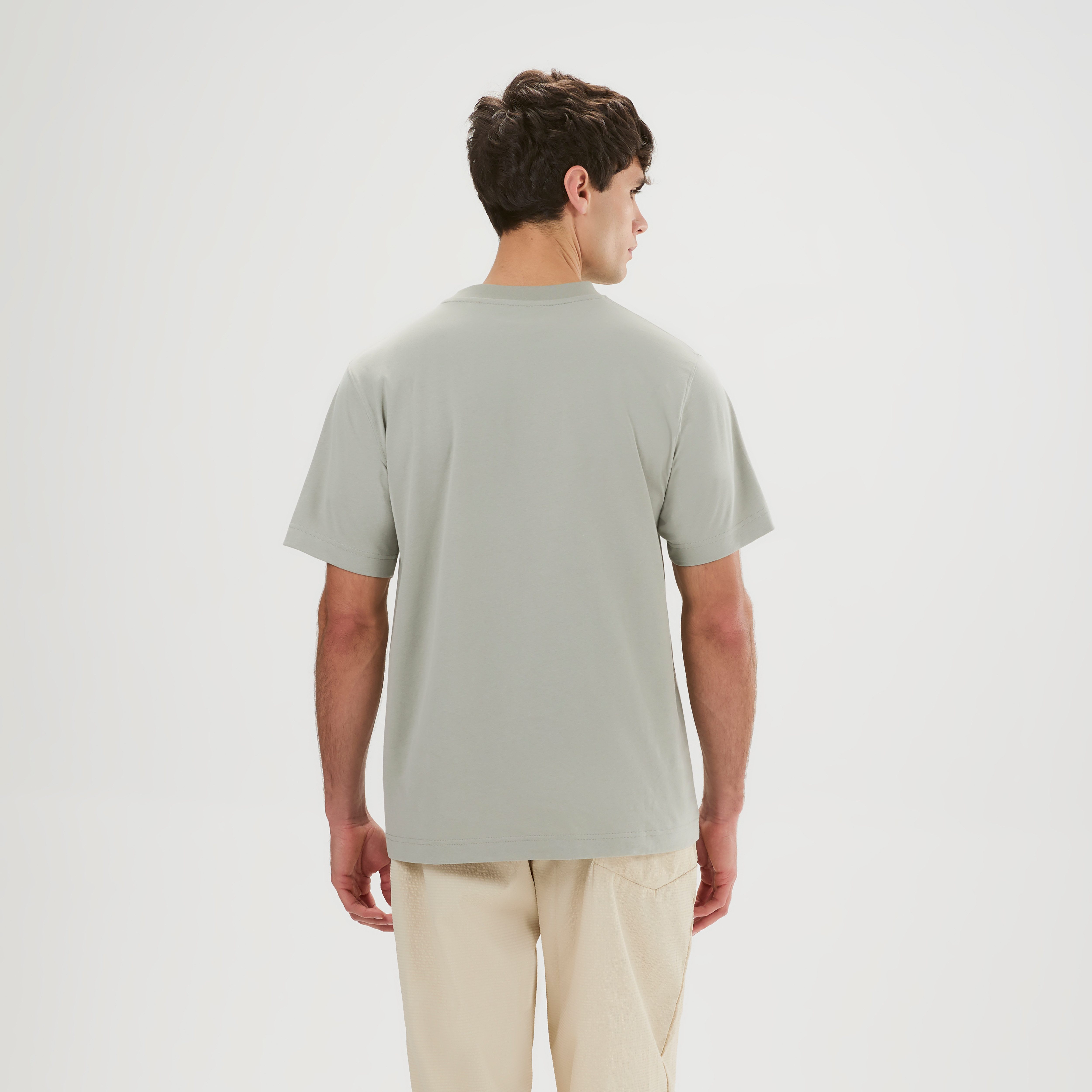 Ellesse T-Shirt ACCIANO T-SHIRT Kurzarm, mit Rundhalsausschnitt, ohne Verschluss, aus Baumwolle