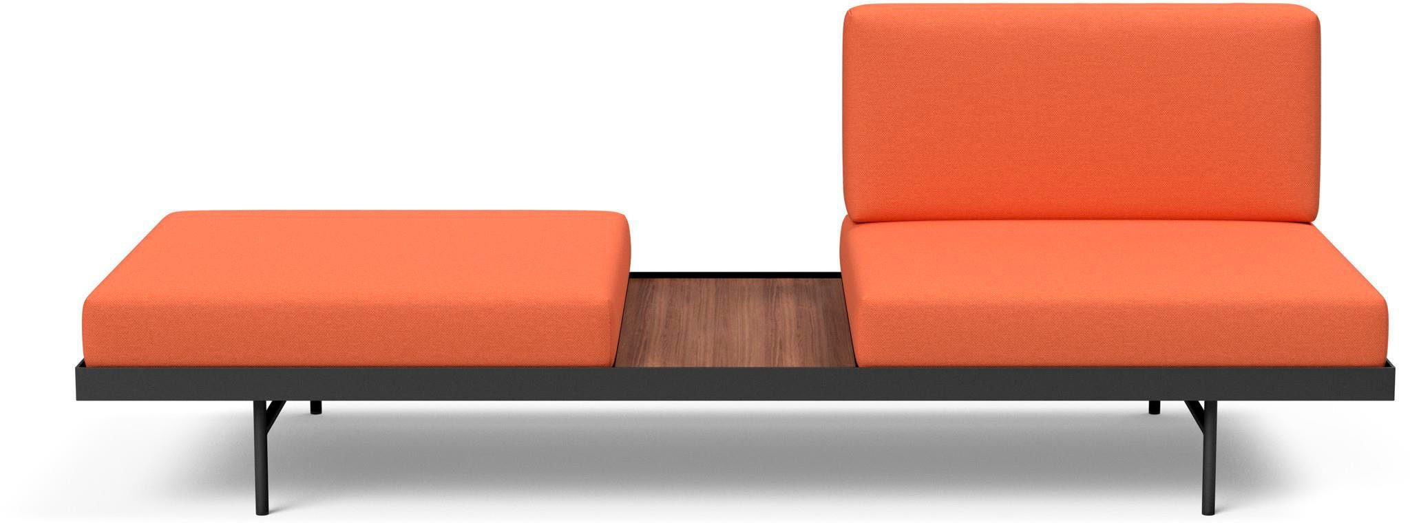 INNOVATION LIVING ™ Relaxliege PURI, Daybed mit integrierter Holzablage, flexible Aufteilung | Alle Sofas