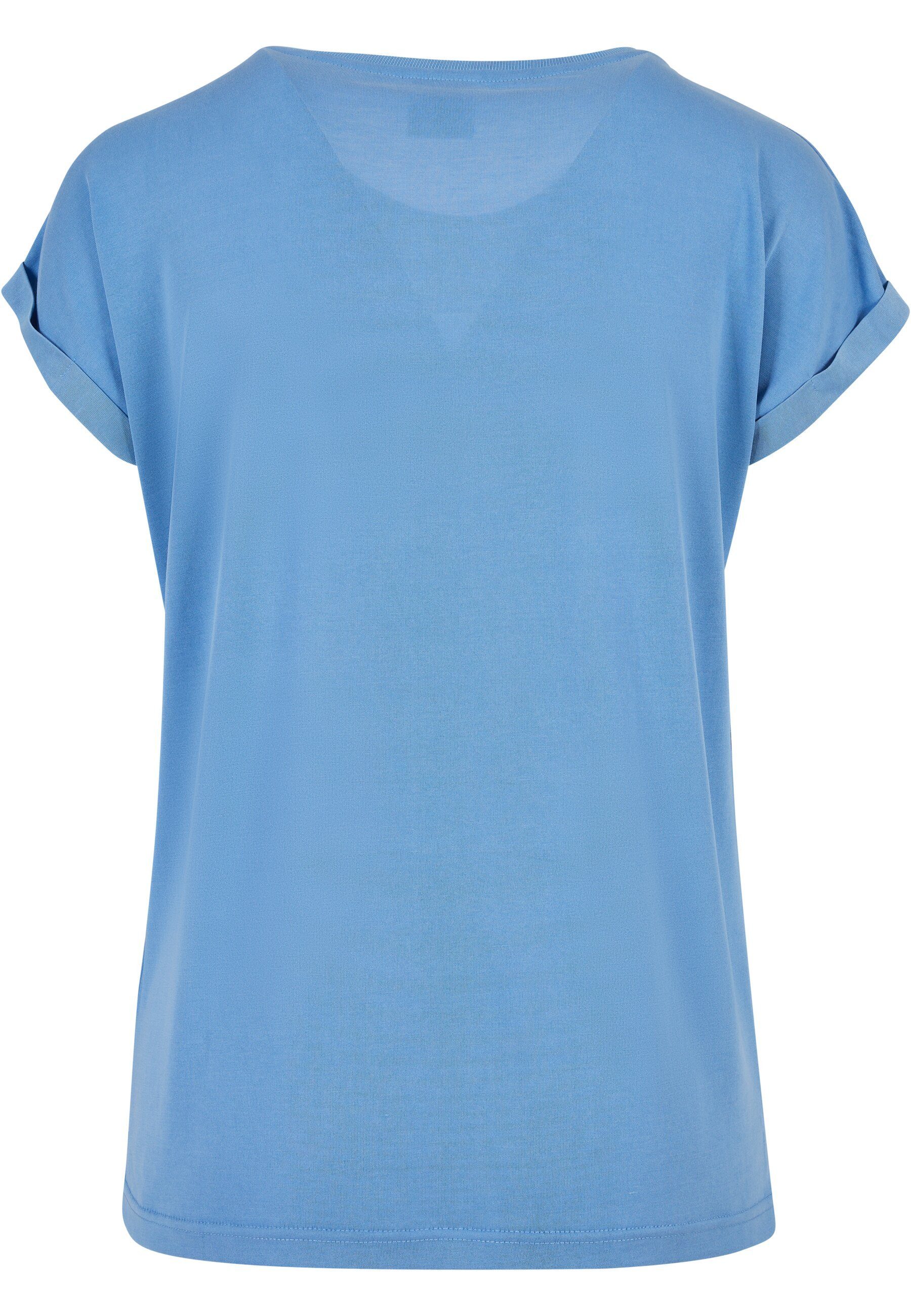 Damen Shoulder Ladies (1-tlg) URBAN Extended Kurzarmshirt Modal horizonblue CLASSICS Tee