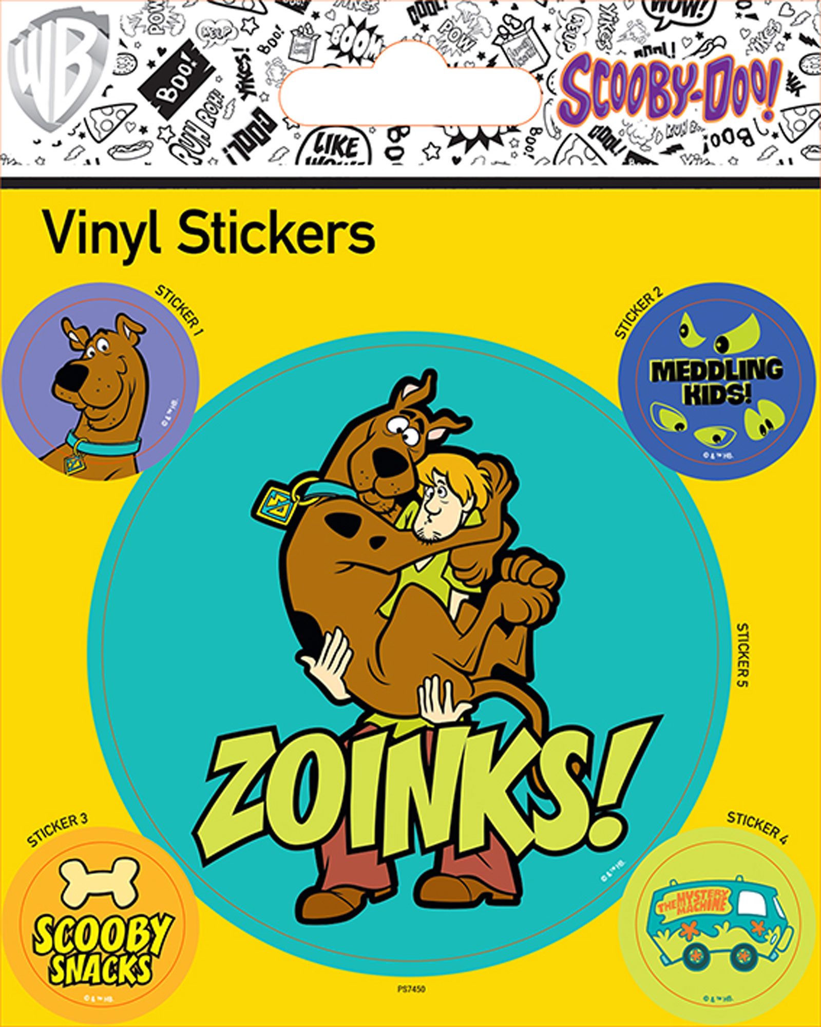 Sticker Scooby Doo - Sticker-Sets - Zoinks