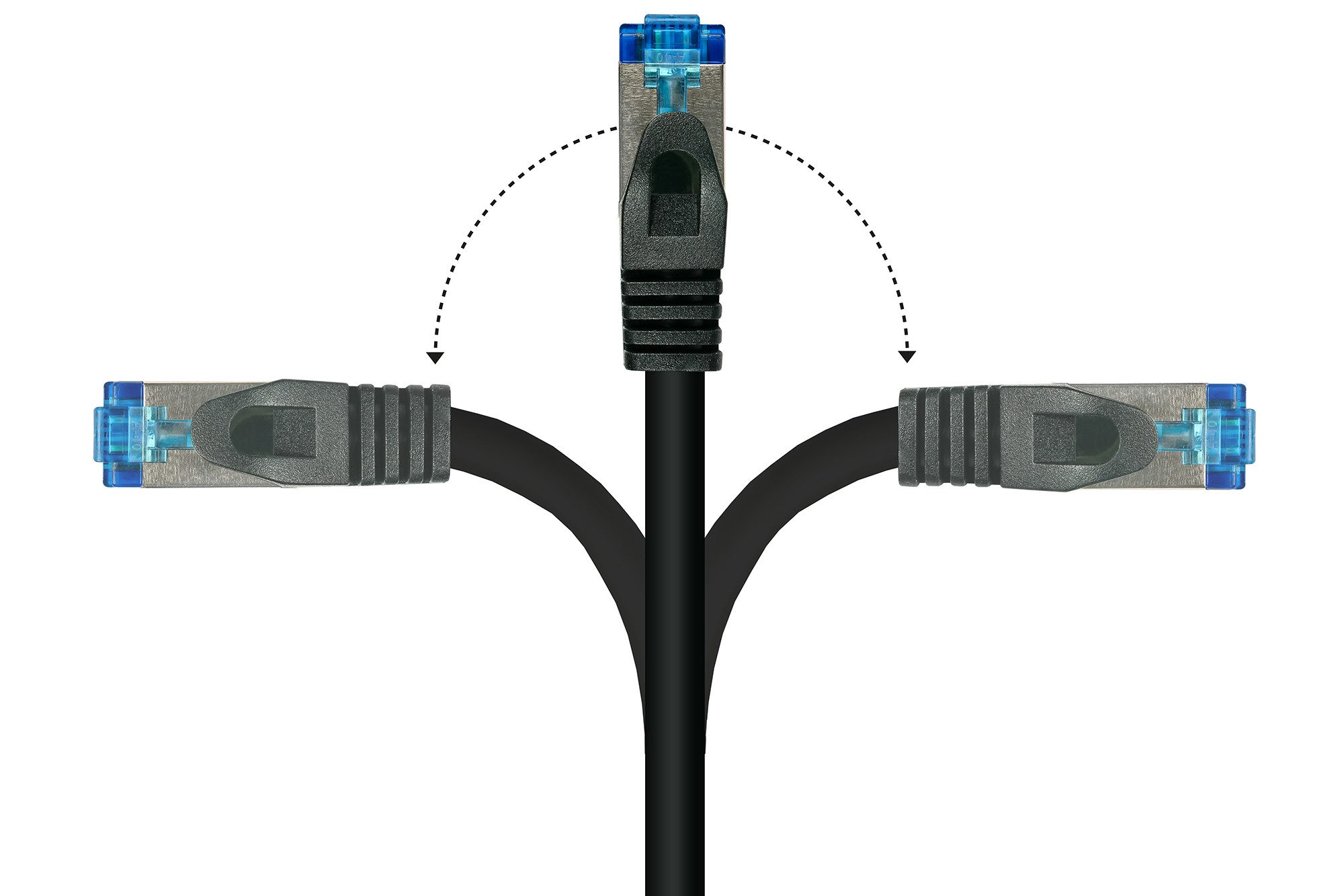 GOOD CONNECTIONS Patchkabel Ethernet Netzwerkkabel, RJ45 Stecker gerade, RJ45 Stecker gerade (2000 cm)