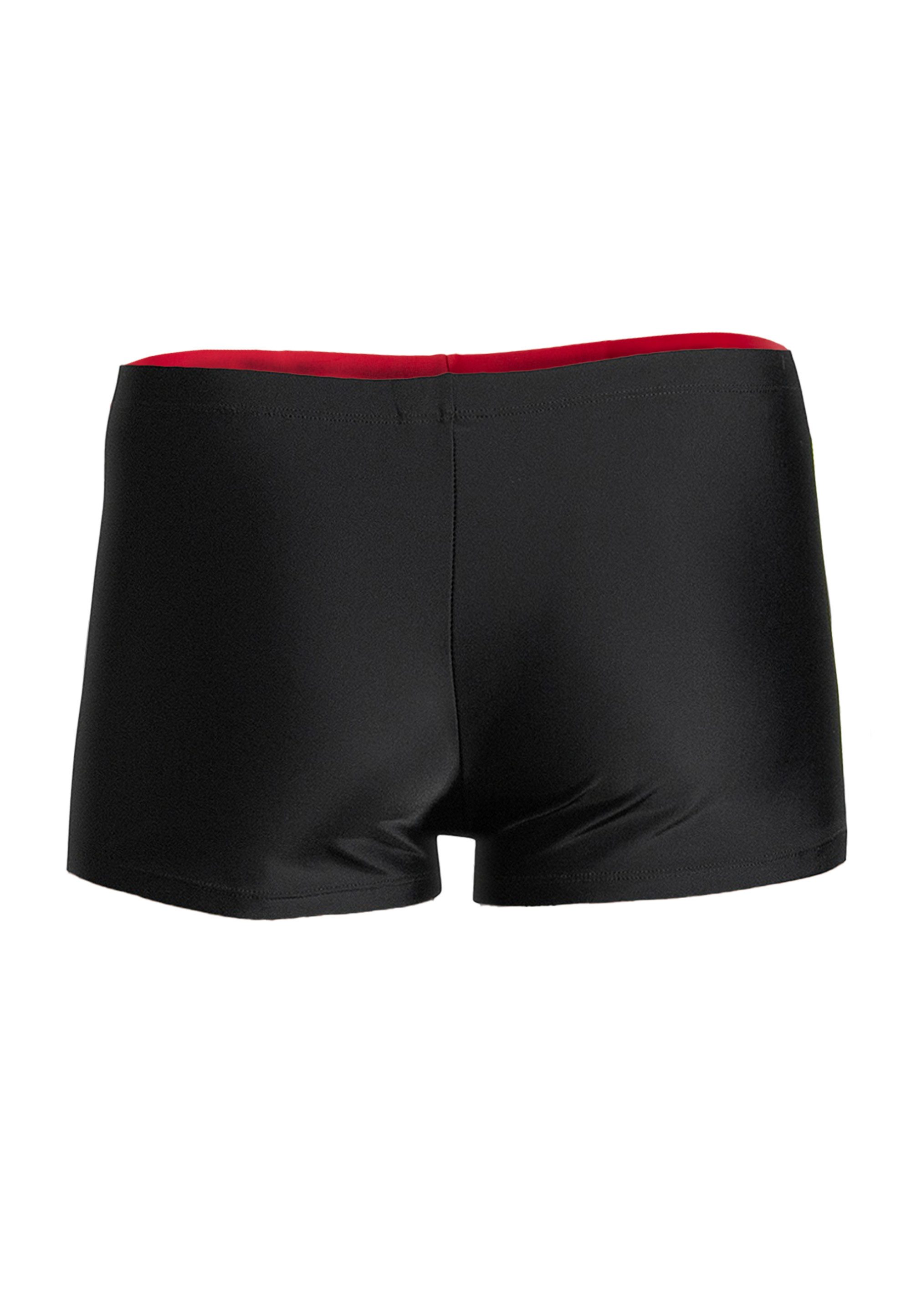 Beco Beermann Badeshorts Square Leg Badehose "Side Flash" (1-St) mit starkem sportlichem Akzent