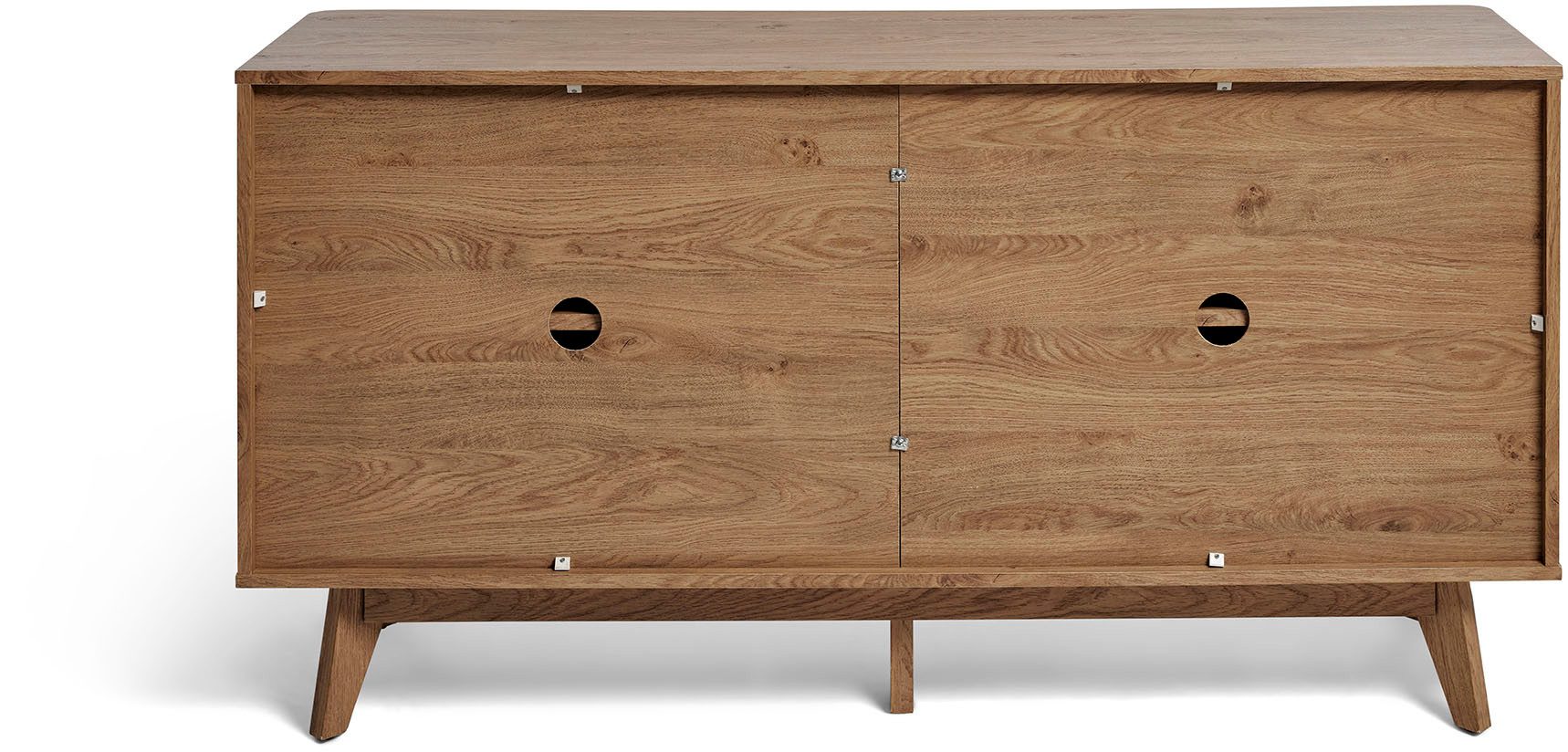 Jahnke Sideboard WAVE SBS 145 (1 St), Retro-Stil, mit 2 Schiebetüren, ca. 148 cm