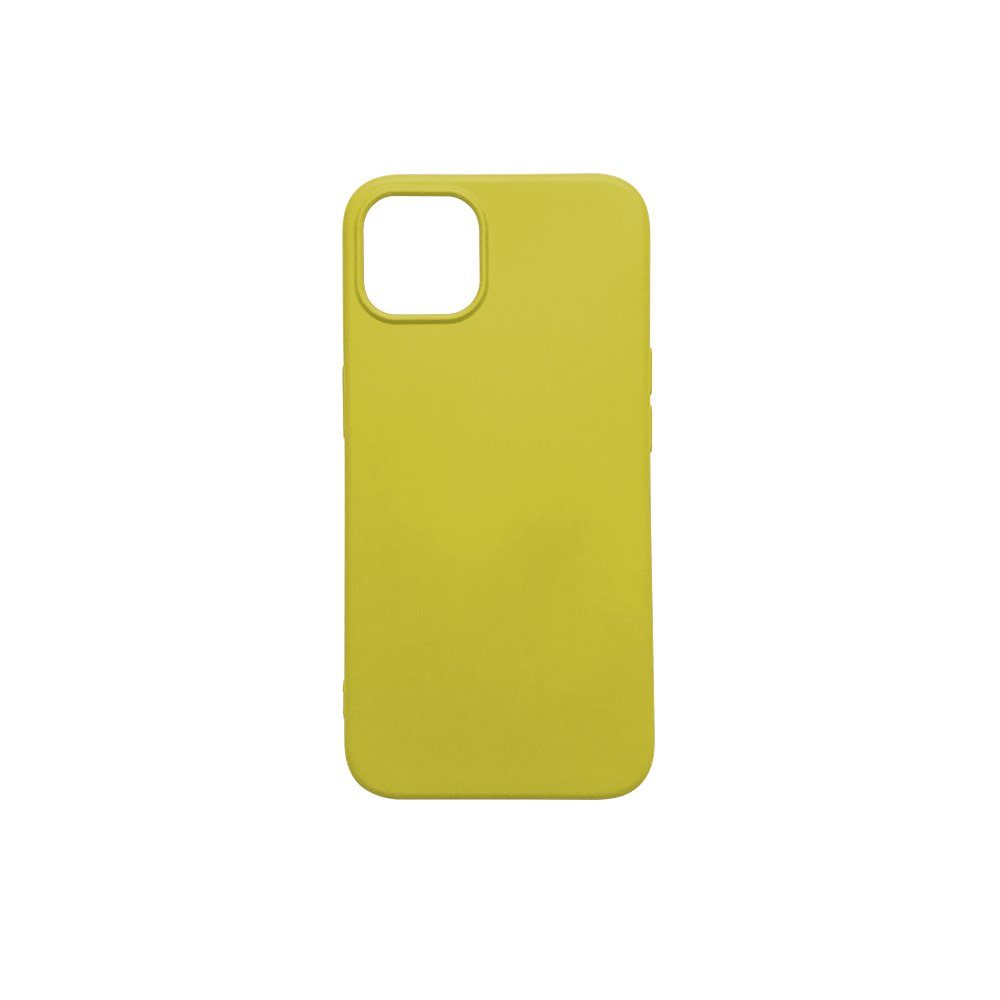 Ventarent Smartphone-Hülle Handy Hülle Case passt für Apple iPhone 13 6,1 Zoll, Slim Cover, Back Cover, Durchsichtig, Robust, stoßfest / Gelb