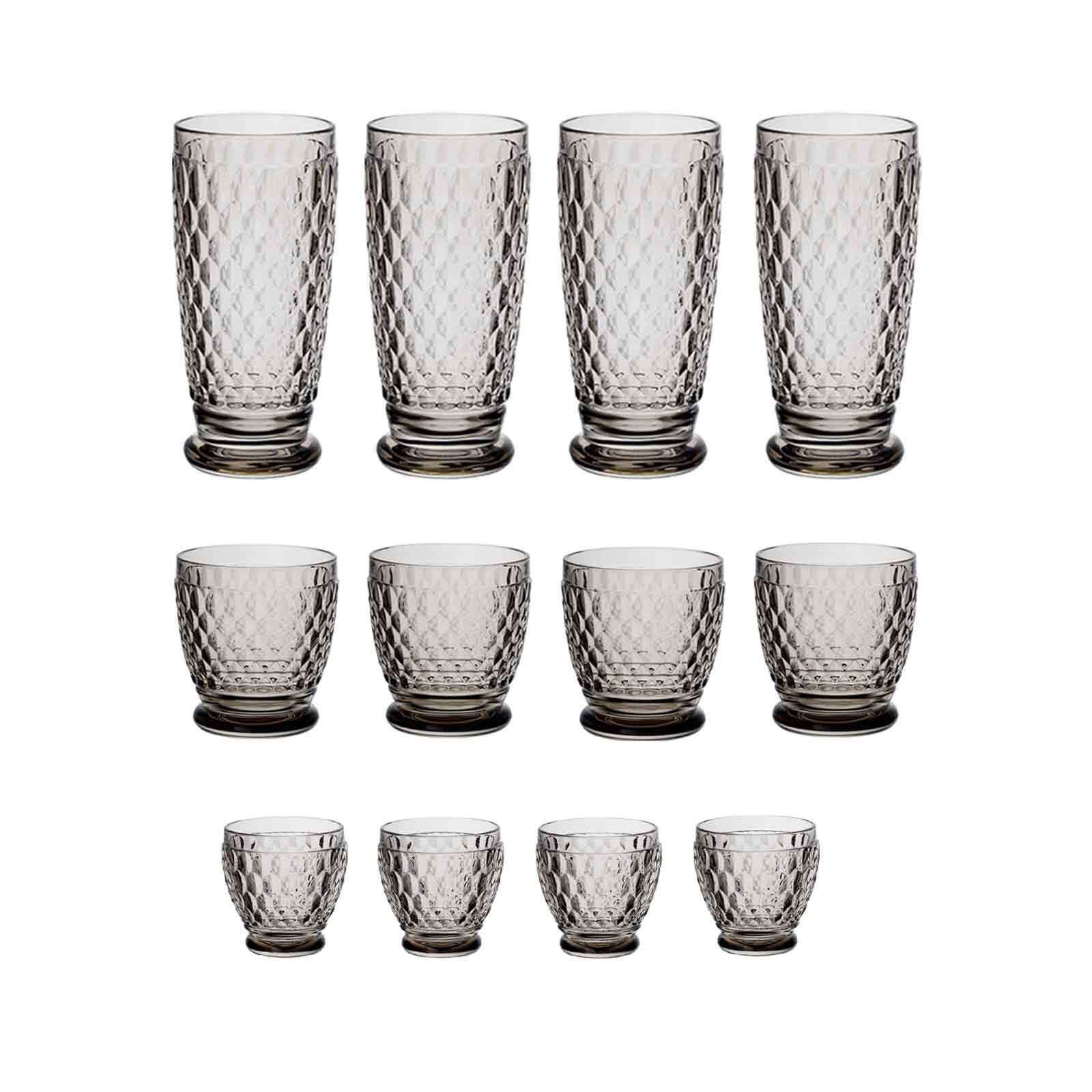 Villeroy & Boch Gläser-Set Boston Coloured Bar Gläserset 12er Set, Glas