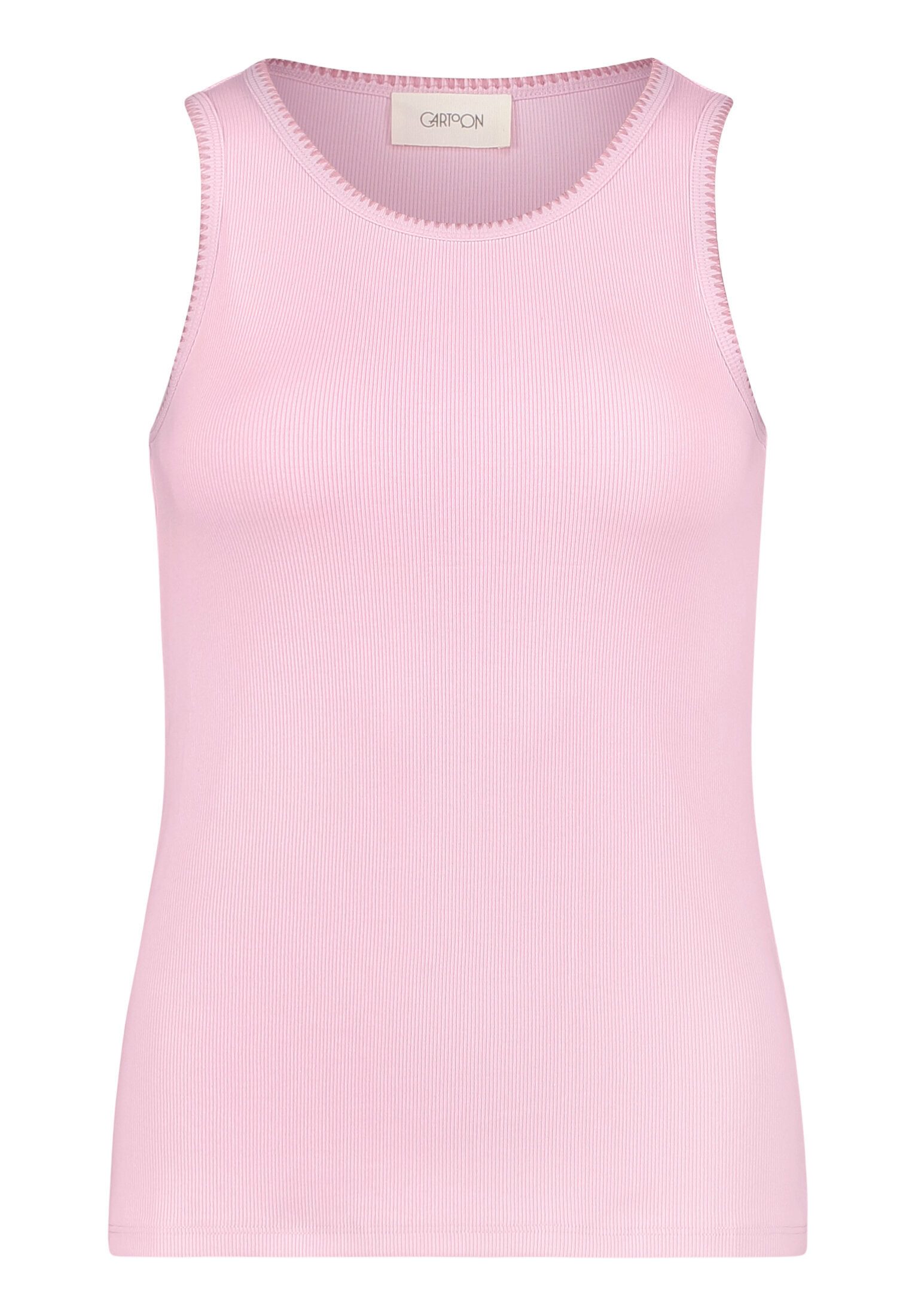 Cartoon T-Shirt Damen mit Rundhalsausschnitt (1-tlg)