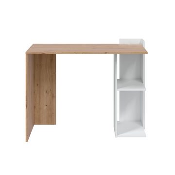 habeig Schreibtisch mit Regal Arbeitstisch Holzschreibtisch Kinderschreibtisch Tisch, 100cm breit