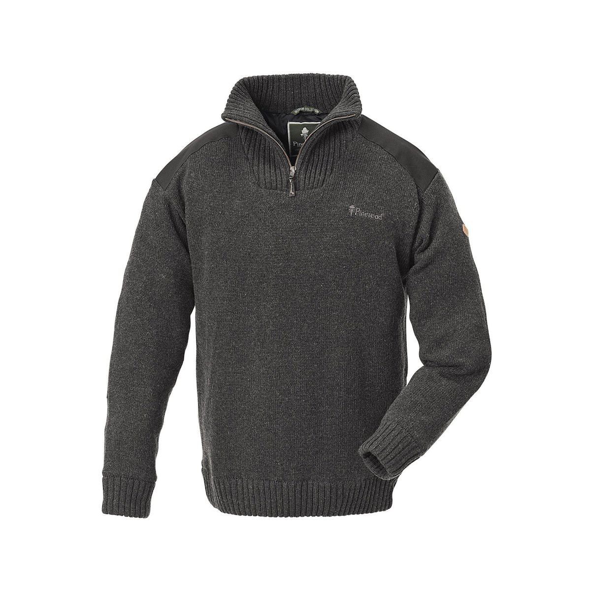 Pinewood Sweatshirt Hurricane Sweater Hochwertiger, winddichter Wollpullover für Herren, ideal für