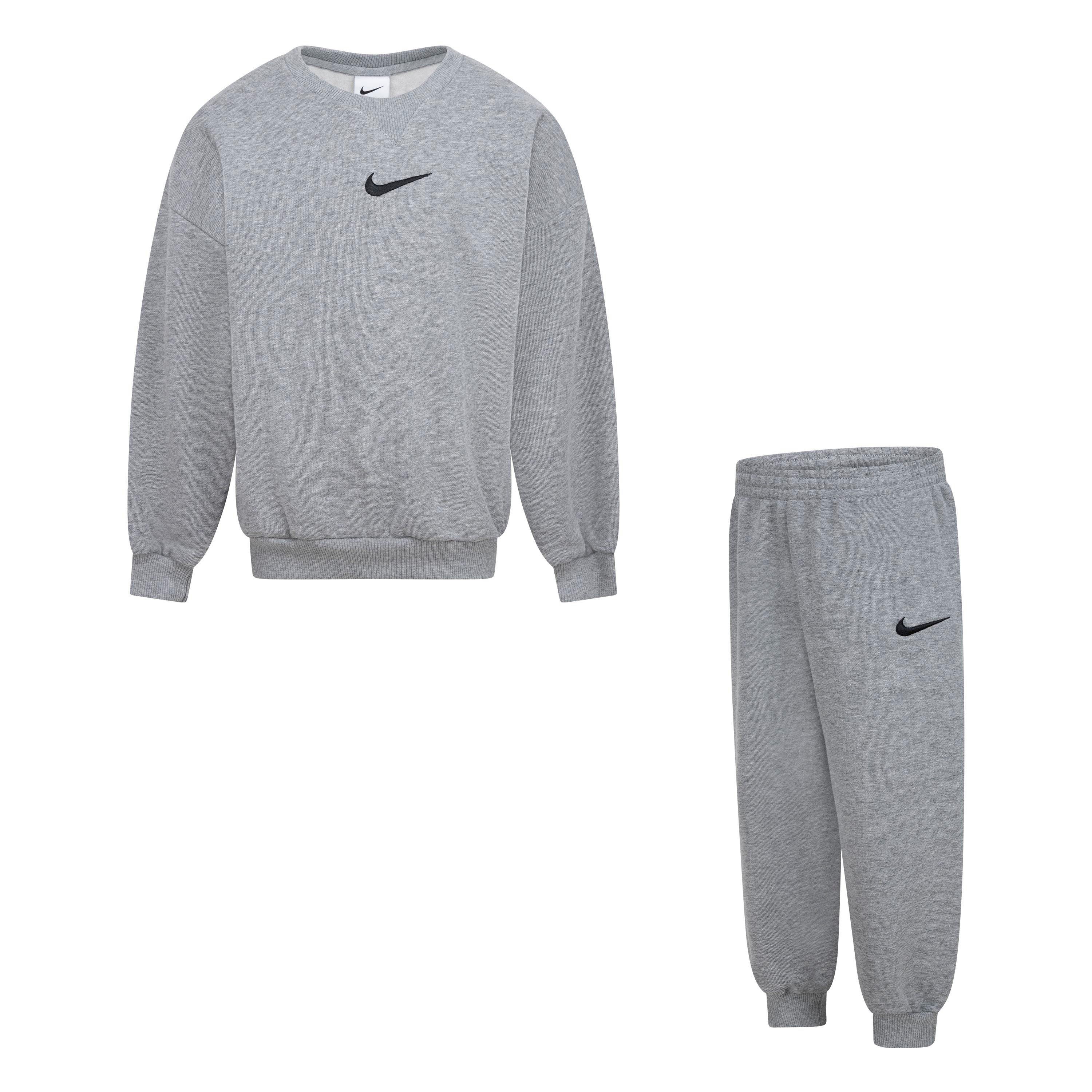 Nike Sportswear Jogginganzug NKN ESSENTIAL FLEECE CREW SET (2-tlg), für Kinder