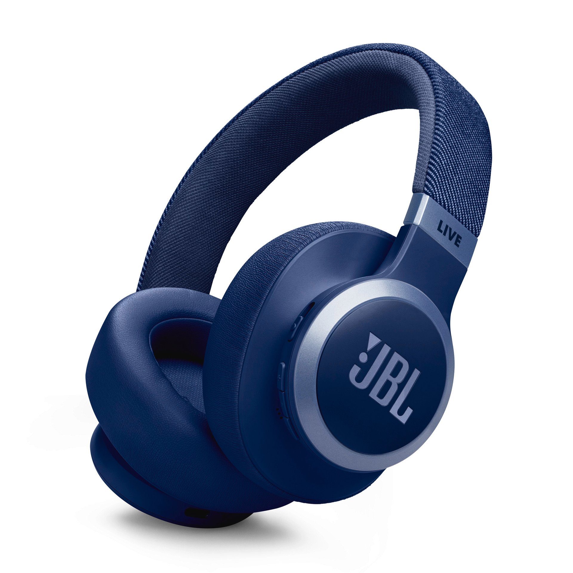 JBL LIVE 770NC mit JBL Assistant, Sound Cancelling) Google Noise True (Adaptive Alexa, Over-Ear-Kopfhörer Transparenzmodus, Signature Adaptive Blau Noise-Cancelling, Multi-Point-Verbindung, Kabelloser mit Surround Sound wireless Kopfhörer und