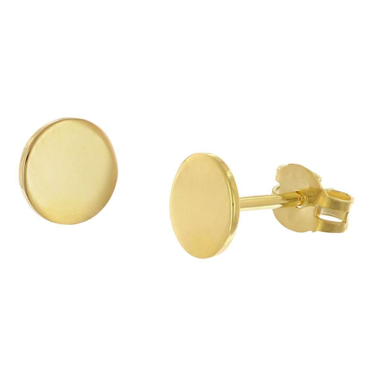 trendor Paar Ohrstecker 28458, für Damen 333 / 8K Gold Ø 6 mm