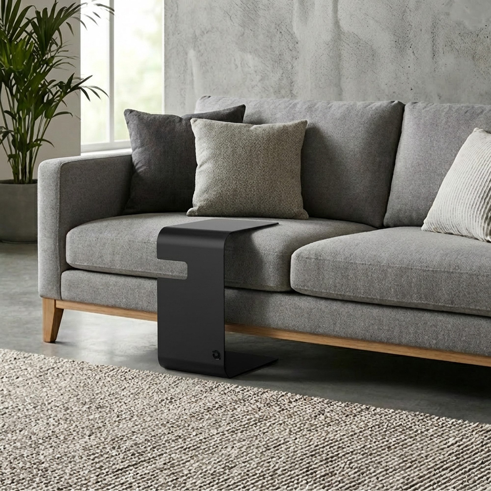 tuning-art Beistelltisch Hamburg-50 Beistelltisch Metall pulverbeschichtet Couchtisch