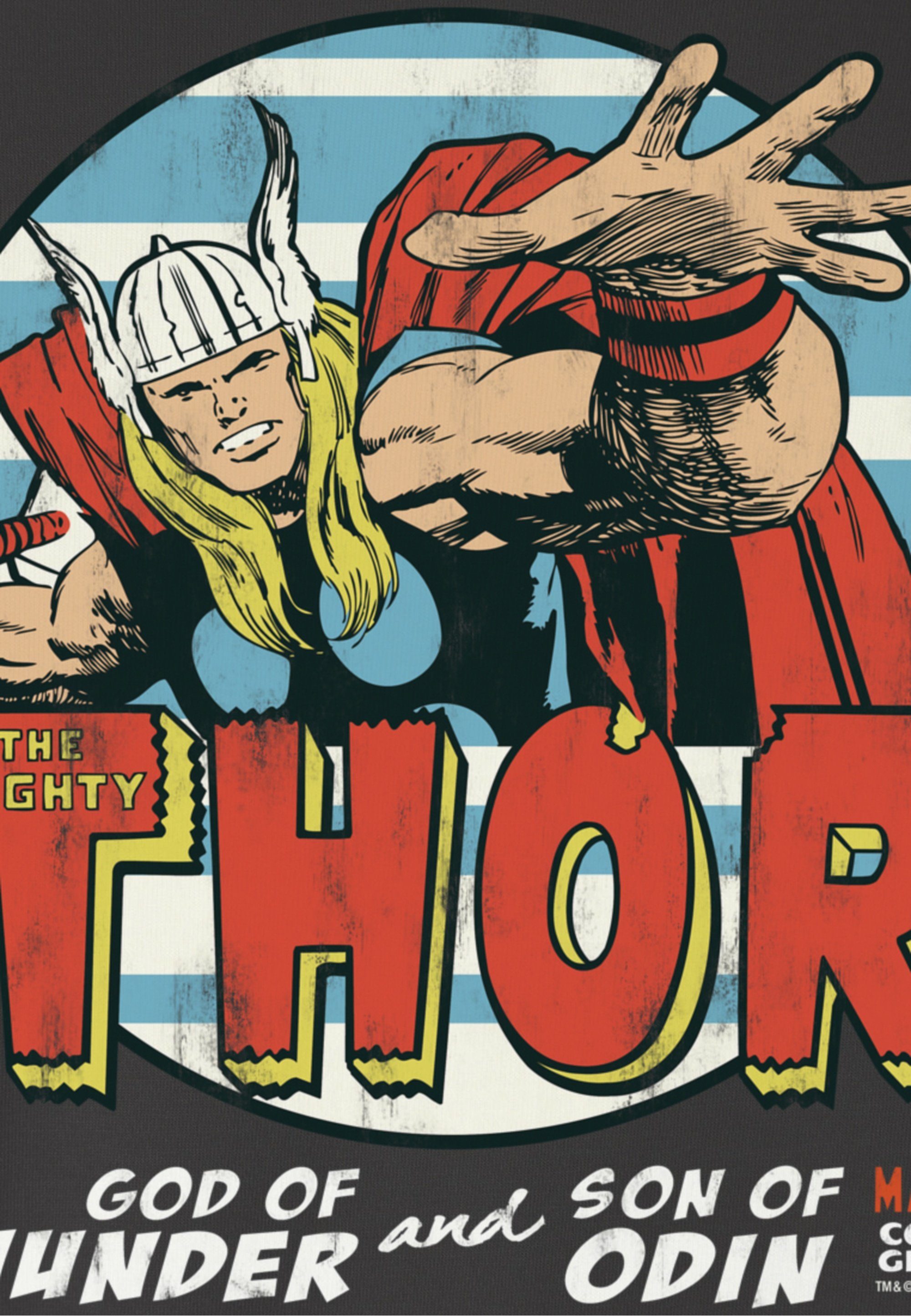 - Marvel coolem LOGOSHIRT Thor mit T-Shirt Superhelden-Frontprint