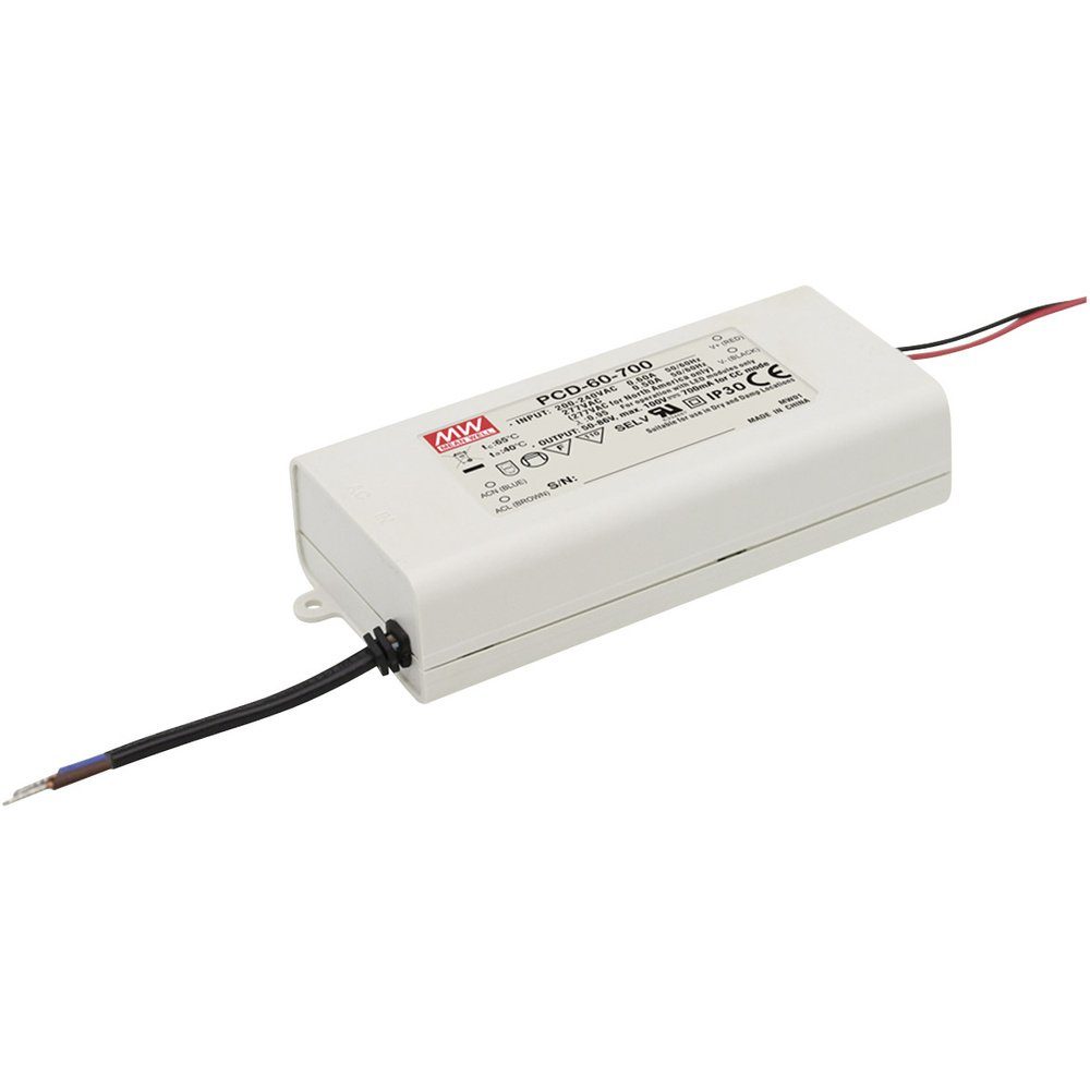 MW Mean Well PCD-60-1050B LED-Treiber Konstantstrom 60 W 1.05 A 34 - LED Trafo