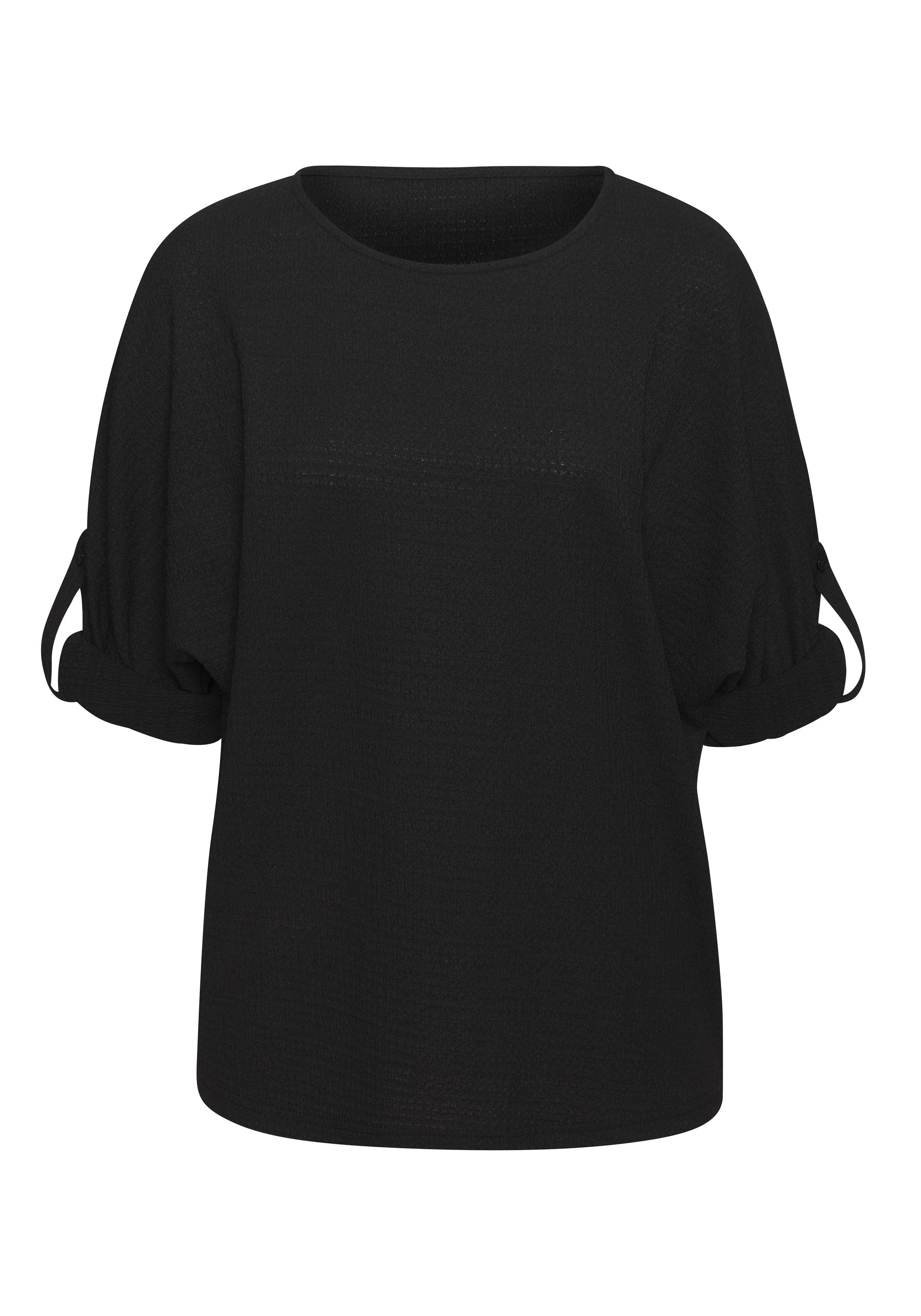 Vivance 2-in-1-Shirt zum Krempeln aus bügelfreier günstig online kaufen