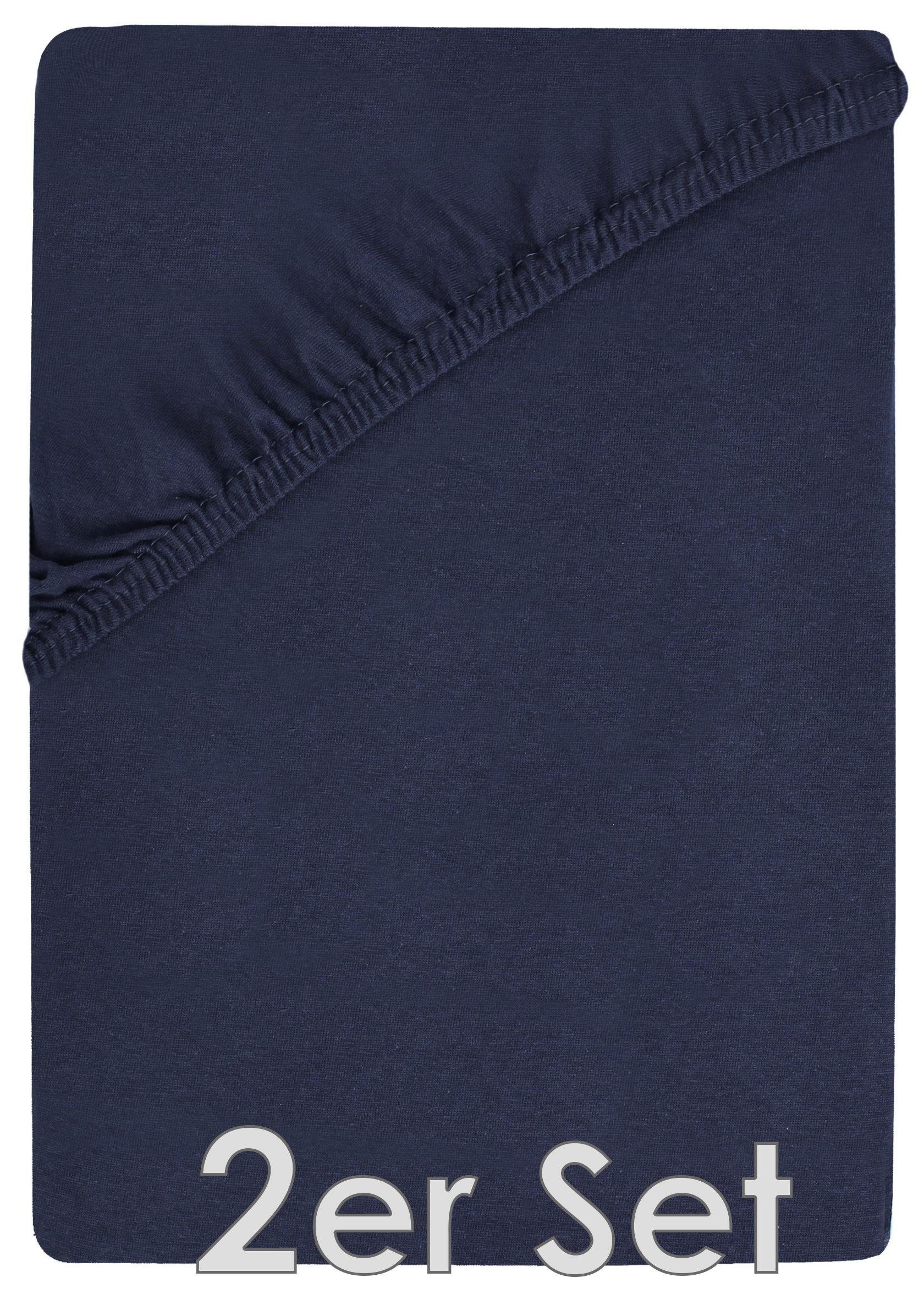NatureMark Spannbettlaken Jersey Spannbettlaken, 100% Baumwolle, günstig online kaufen
