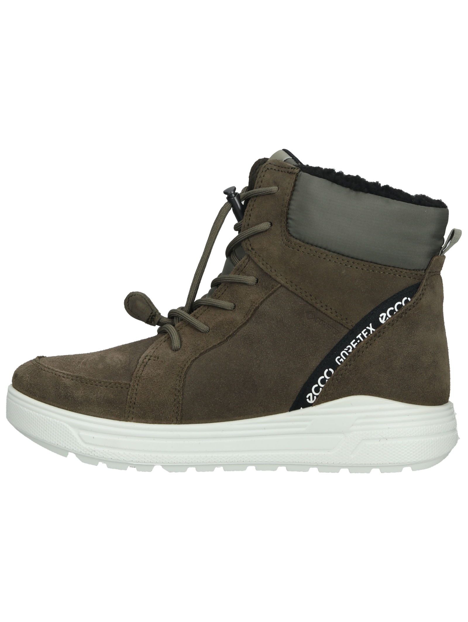 Ecco Stiefelette Veloursleder . Schnürstiefelette