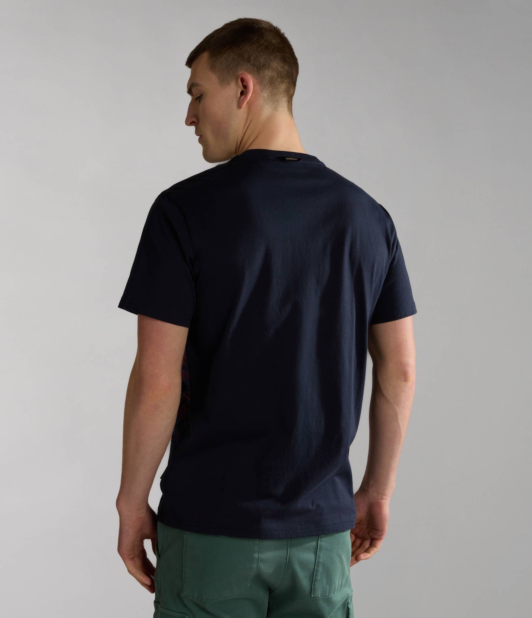Napapijri T-Shirt Herren T-Shirt S-ARGUS (52) (1-tlg) marine