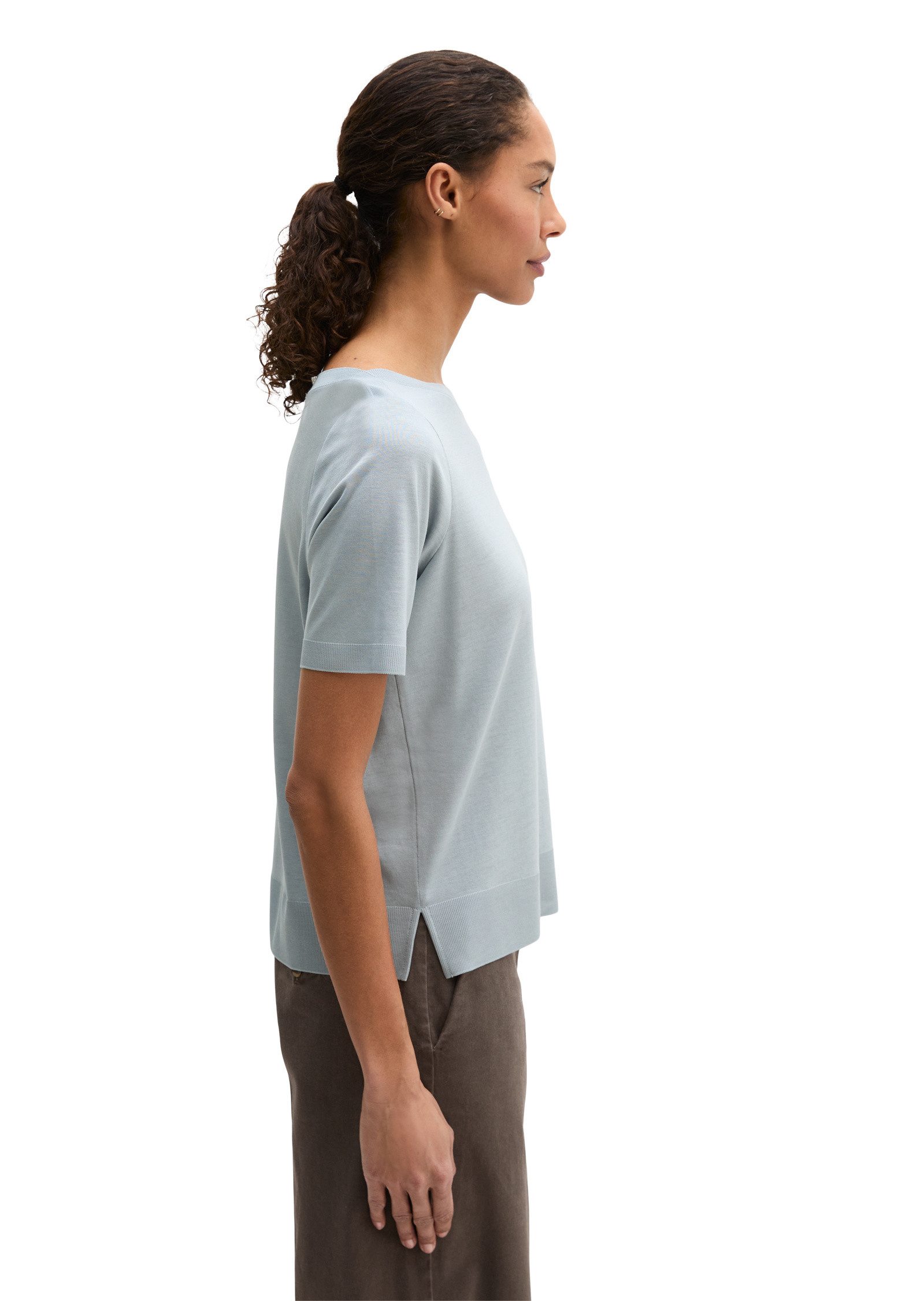 Marc O'Polo T-Shirt aus TENCEL™ Lyocell-Baumwolle-Mix günstig online kaufen