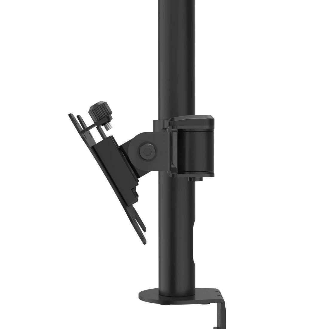 Hama Monitor-Halterung Bildschirmhalterung, 2 Monitore, Doppelarm Schwarz, (bis 35 Zoll)