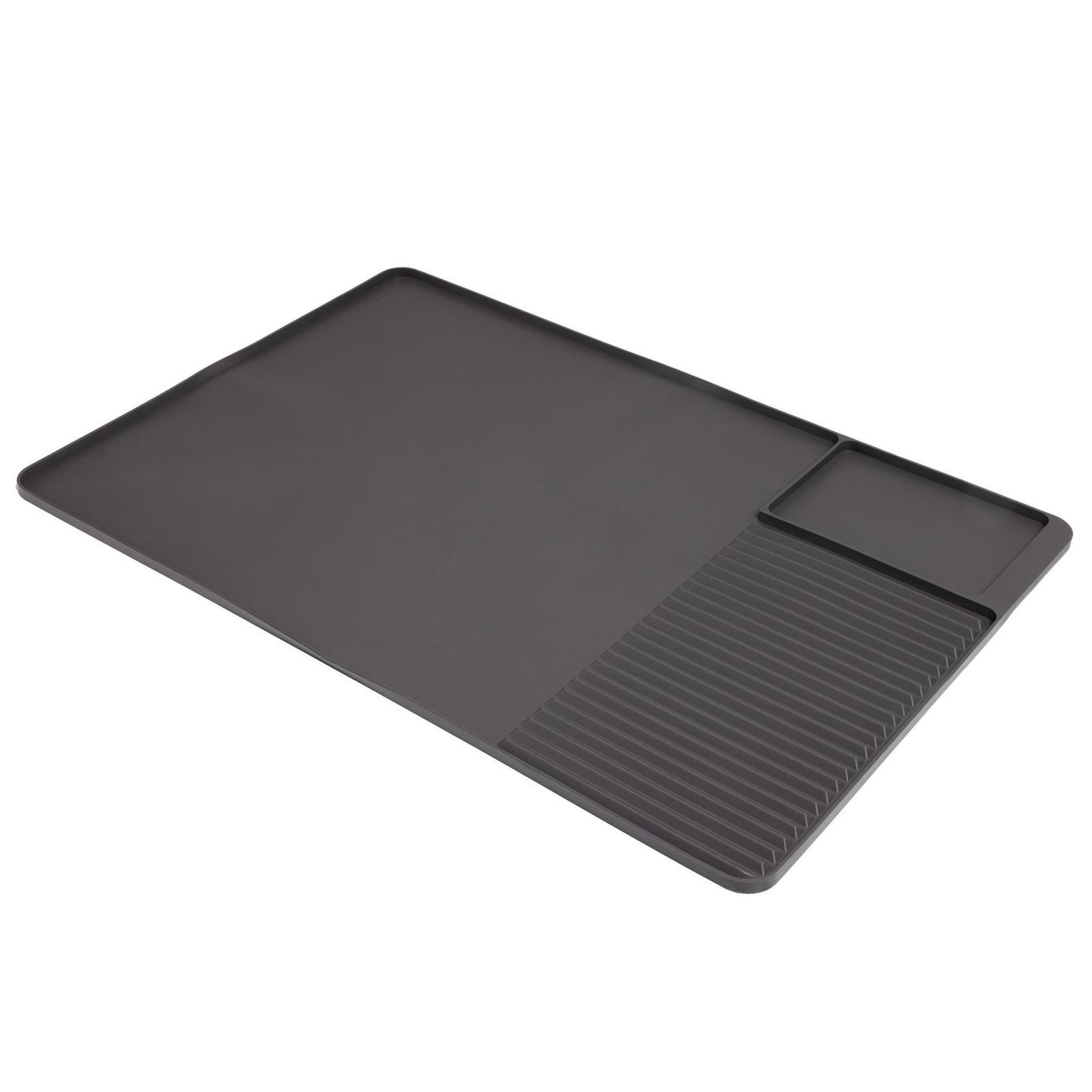 Gravidus Abtropfmatte Silikon-Abtropfmatte 59×40 cm anthrazit hitzebeständig