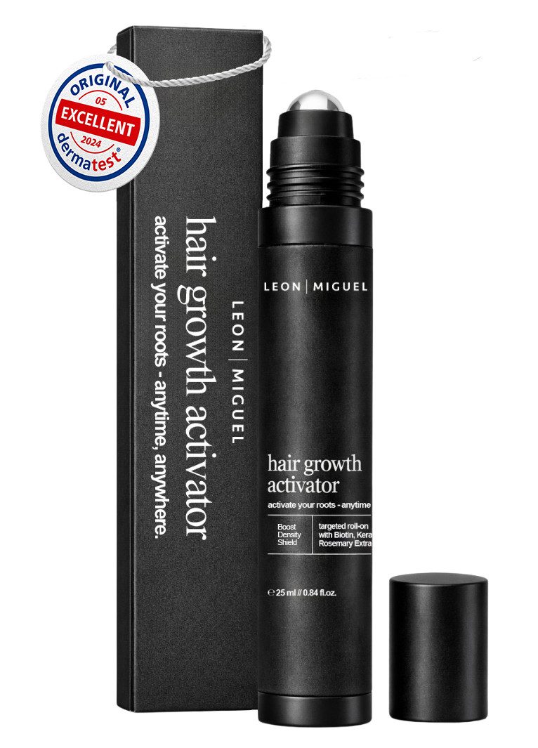 Leon Miguel Haarserum hair growth activator, Fördert Haarwachstum, reduziert Haarausfall