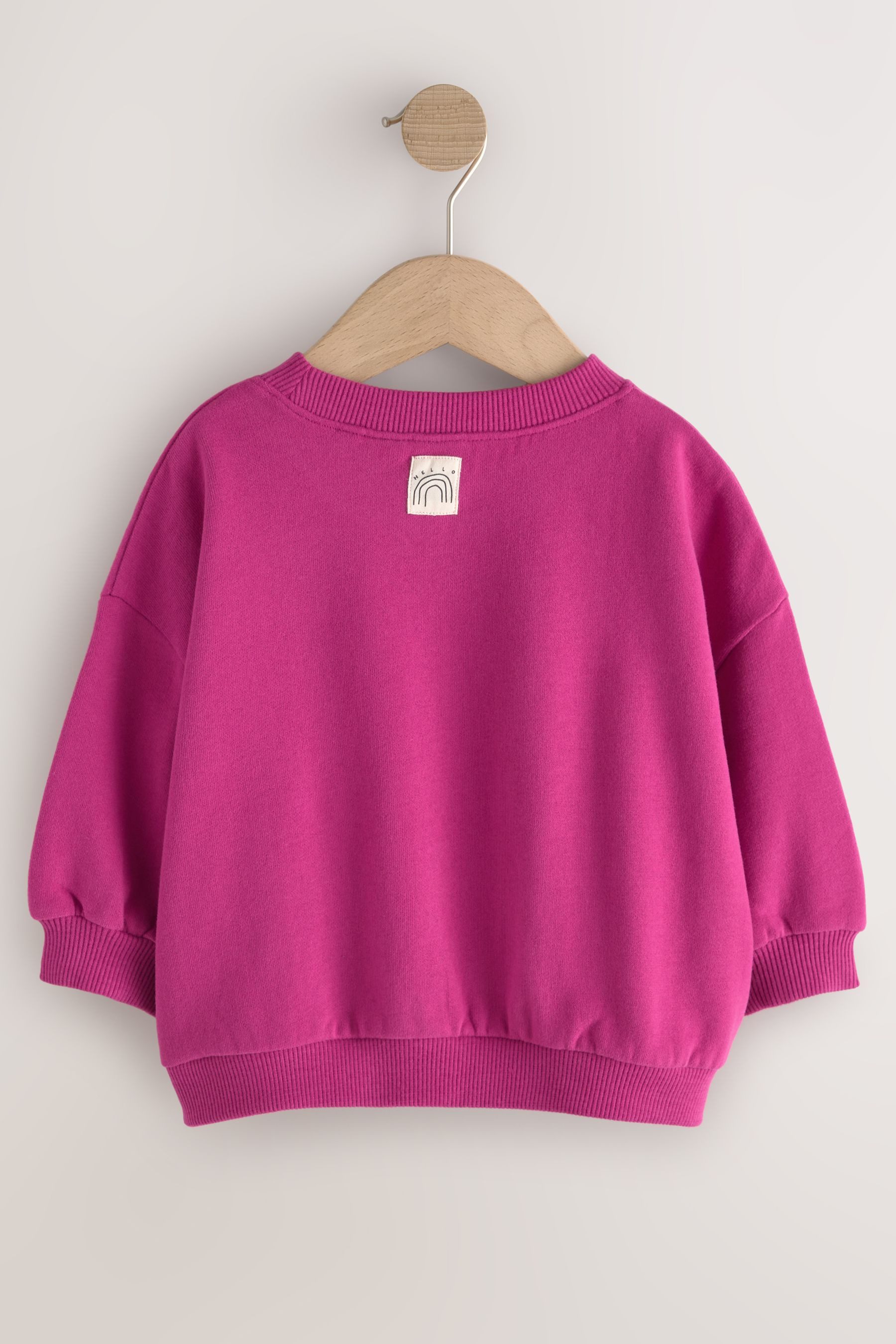 Next Sweater Sweatshirts mit Rundhalsausschnitt, 3er-Pack (3-tlg)
