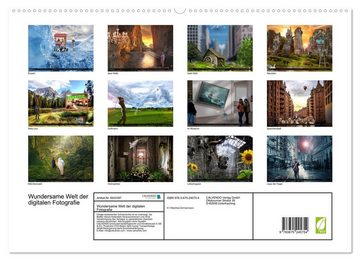 CALVENDO Wandkalender wundersame Welt der digitalen Fotografie (Premium, hochwertiger DIN A2 Wandkalender 2023, Kunstdruck in Hochglanz)