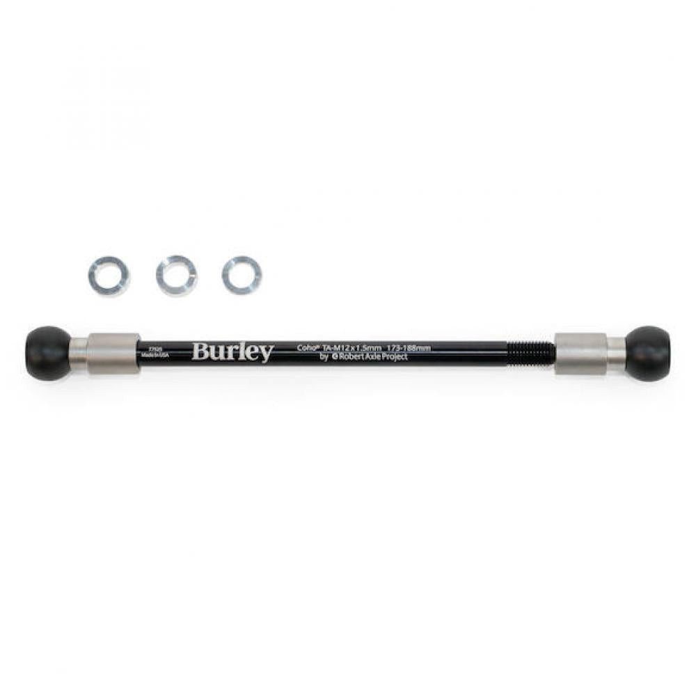 Burley Laufrad Burley Steckachse COHO XC M12x1.5, 173-188 mm Schwarz - Adapter für 12