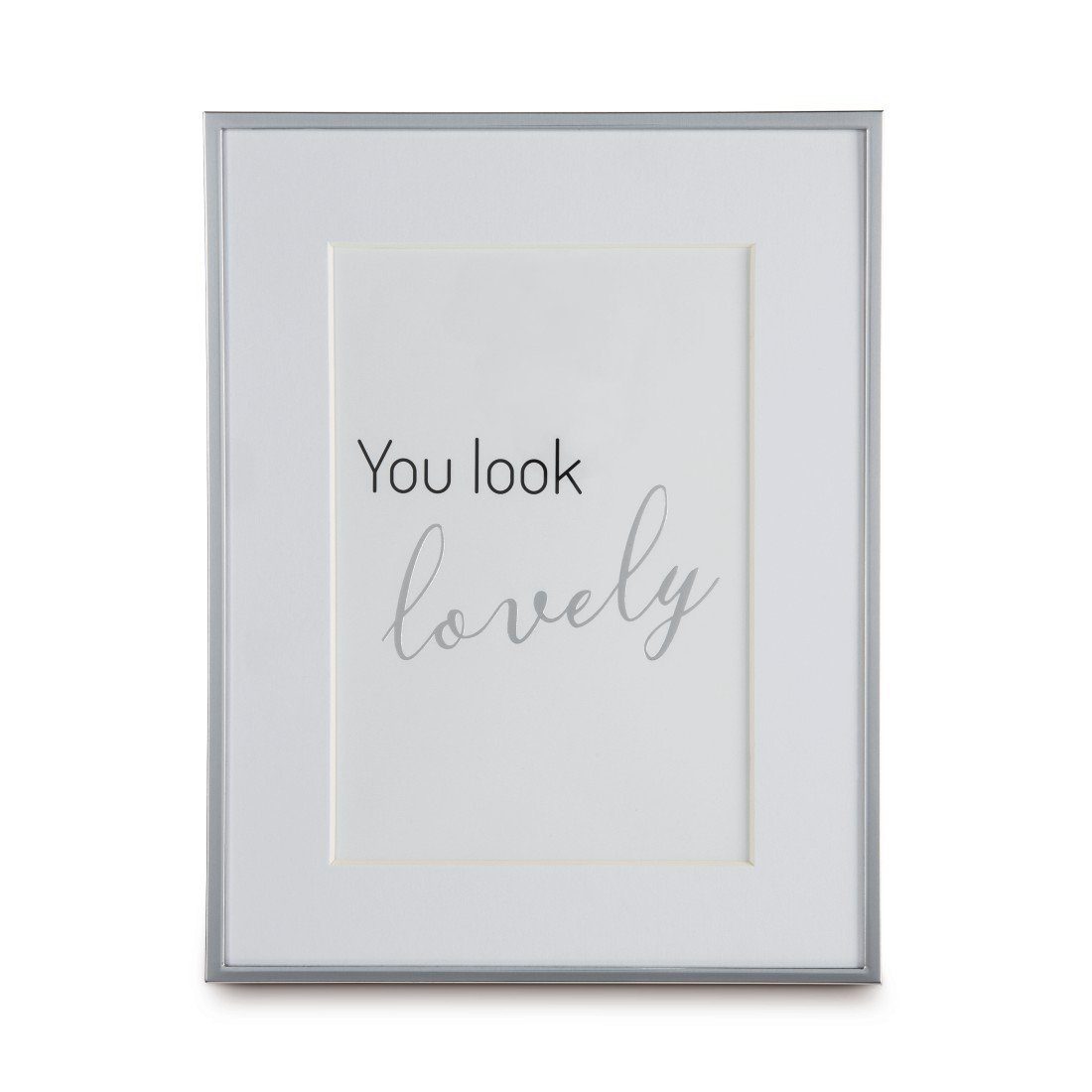 Hama Bilderrahmen Bilderrahmen 13 x 18 cm für 1 Bild, zum Aufhängen und Stellen, silber, für 1 Bilder (2 St), Portraitrahmen, Aluminium, Hochformat, Querformat