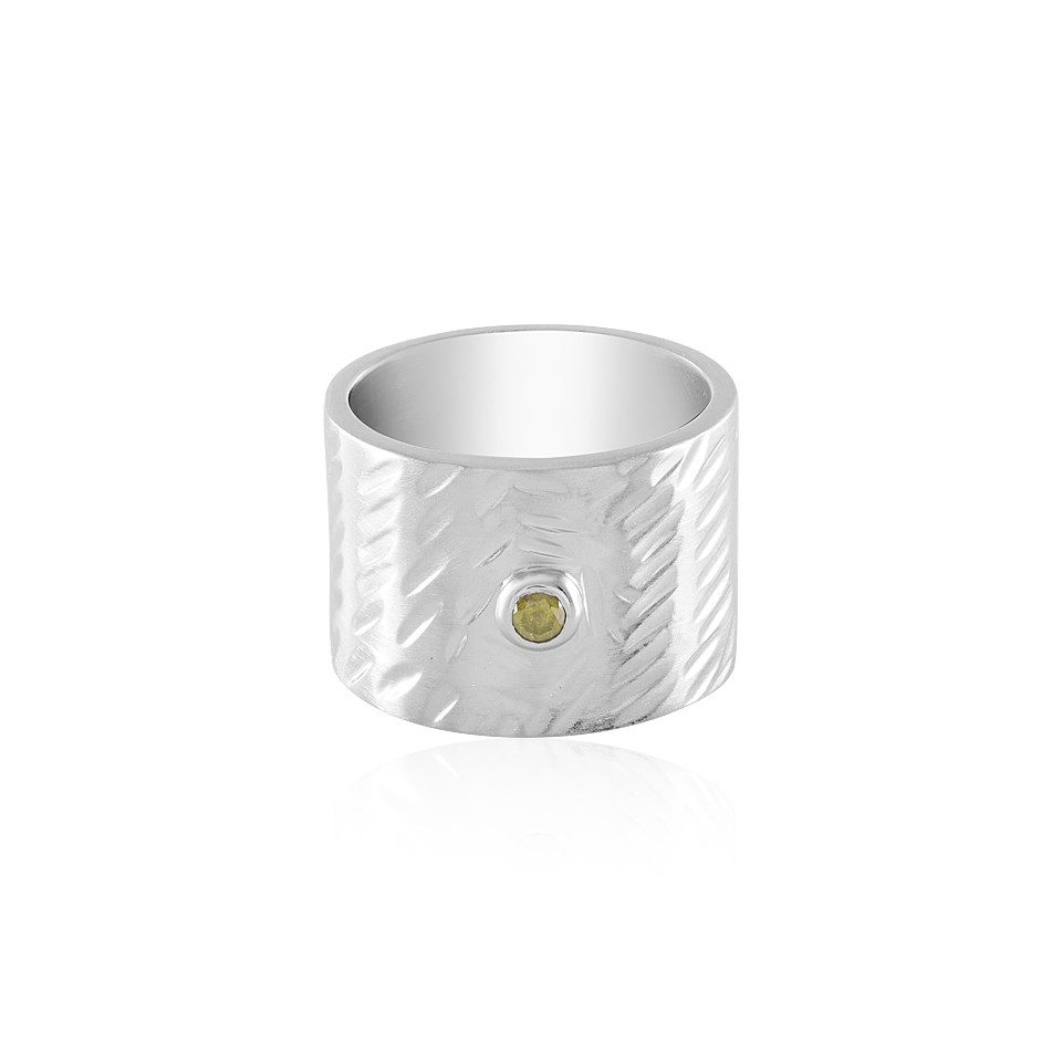 Cavill Diamantring Schicker 0,09ct Gelber Diamant günstig online kaufen