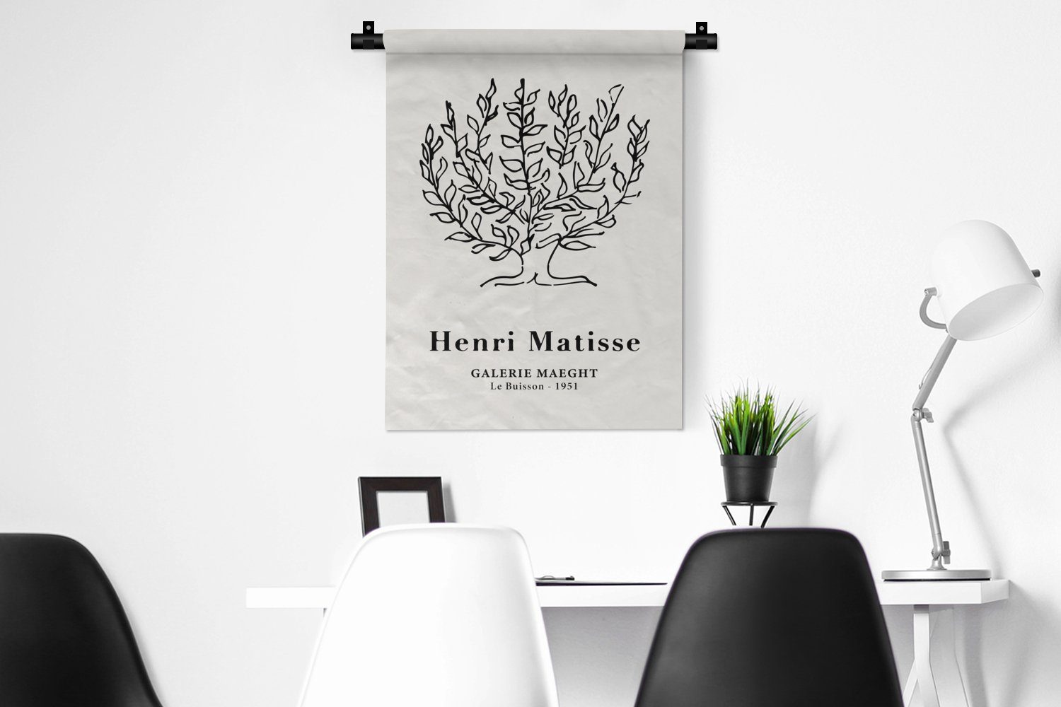 MuchoWow Wanddekoobjekt Matisse - Baum Natur der Wand, - Meister, Wohnzimmer, Deko Alte Schlafzimmer für an Tapisserie, 
