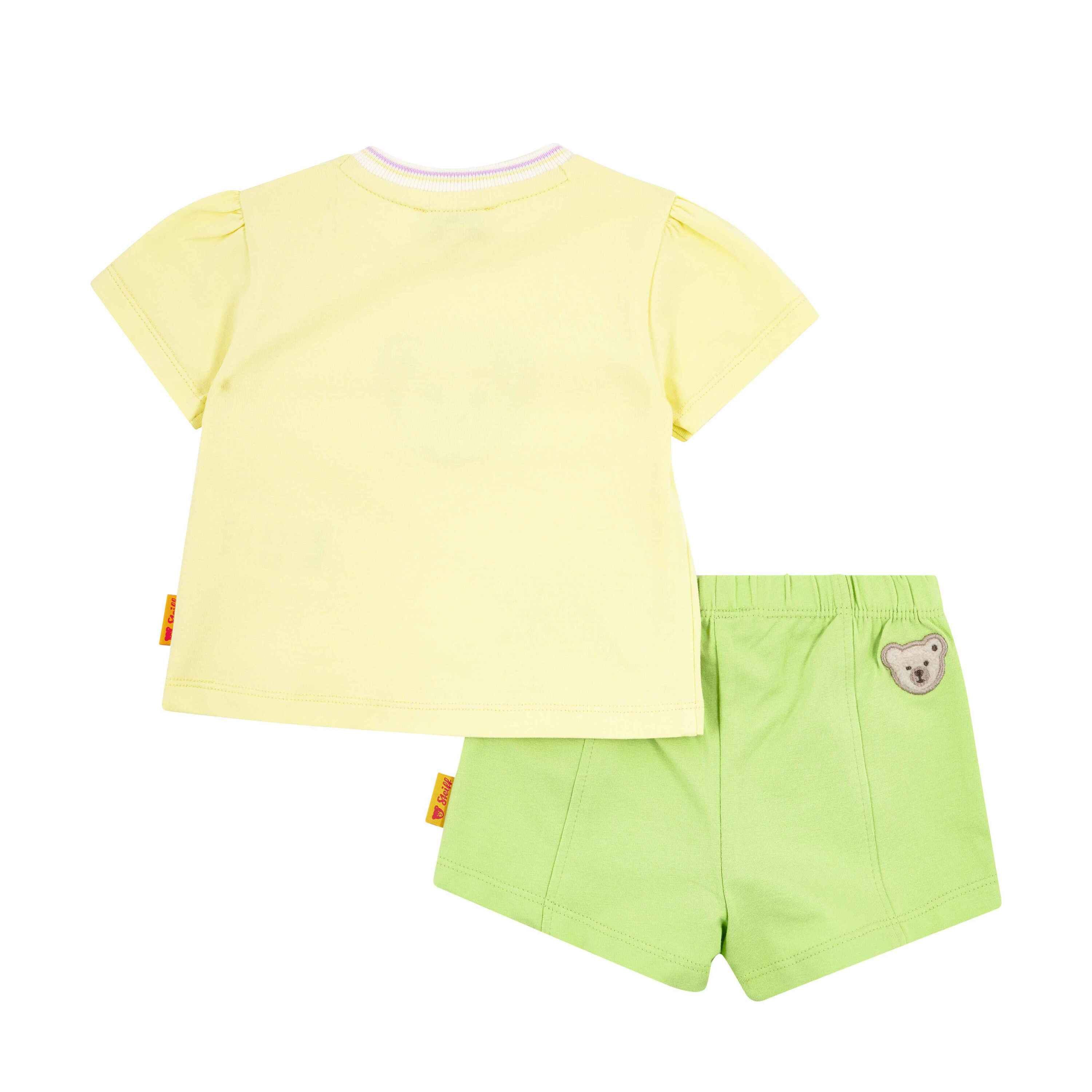 Steiff Shorts Set Shorts + T-Shirt kurzarm Aloha, Softbund