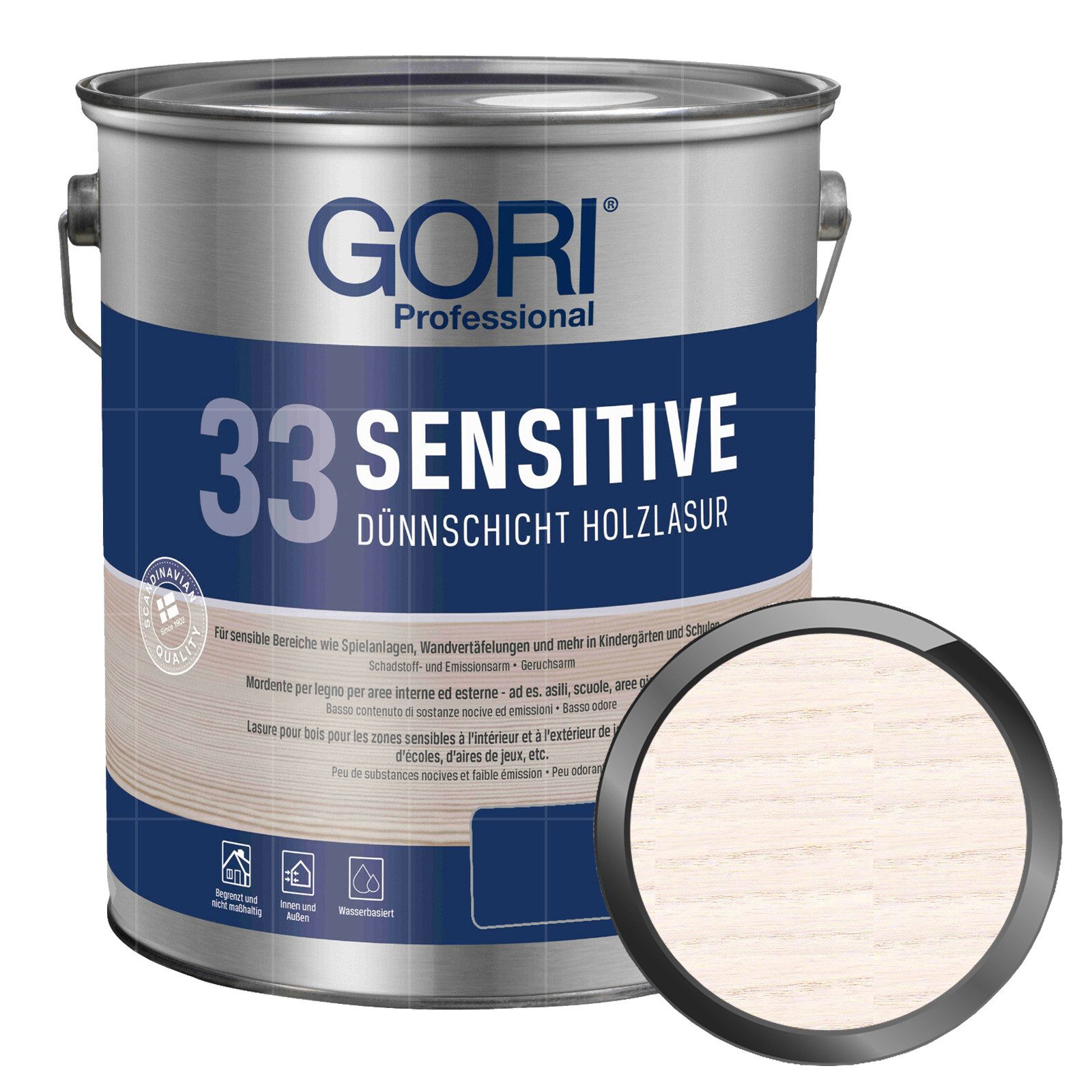 Holzschutzlasur 33 Sensitive - 5 Ltr