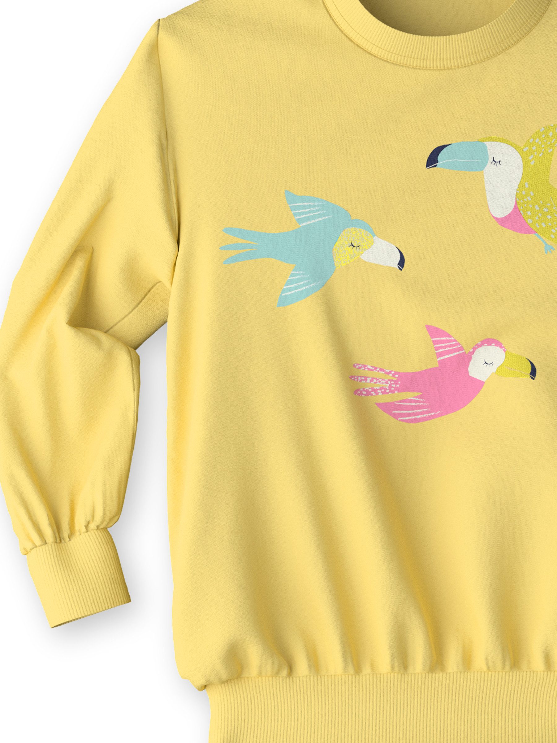 CALIDA Pyjama Toddlers Tucan Kinder (2 tlg) 100% Baumwolle, weiche Bündchen für zusätzliche Wärme, pflegeleicht