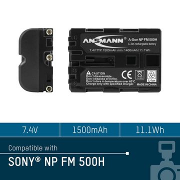 ANSMANN AG Akkupack A-Son NP FM 500 H Ersatz für Kamera Sony Alpha SLT… 5044503 Kamera-Akku 1600 mAh (7.4 V)