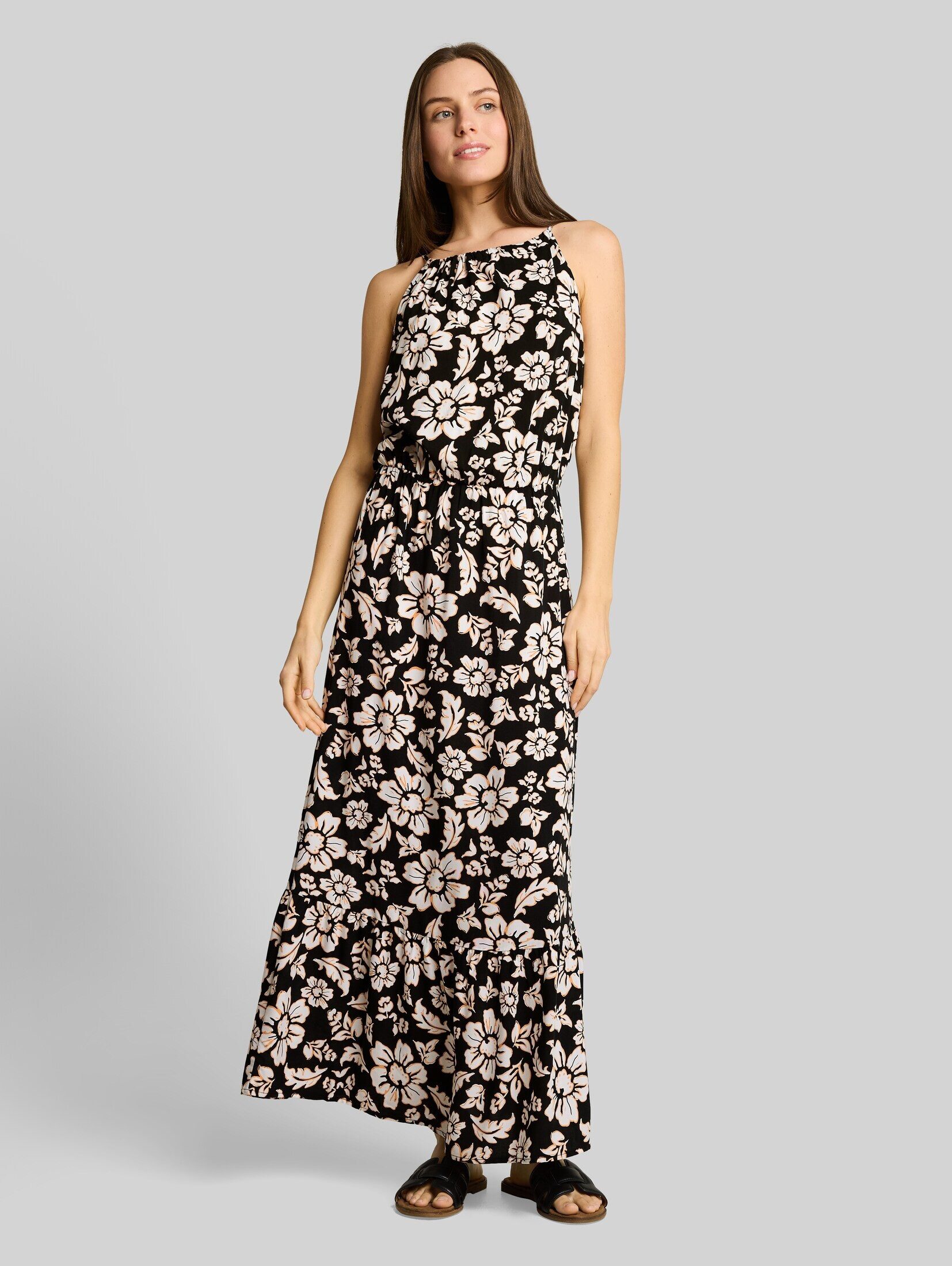 TOM TAILOR Maxikleid Kleider & Jumpsuits Maxi-Kleid aus Viskose