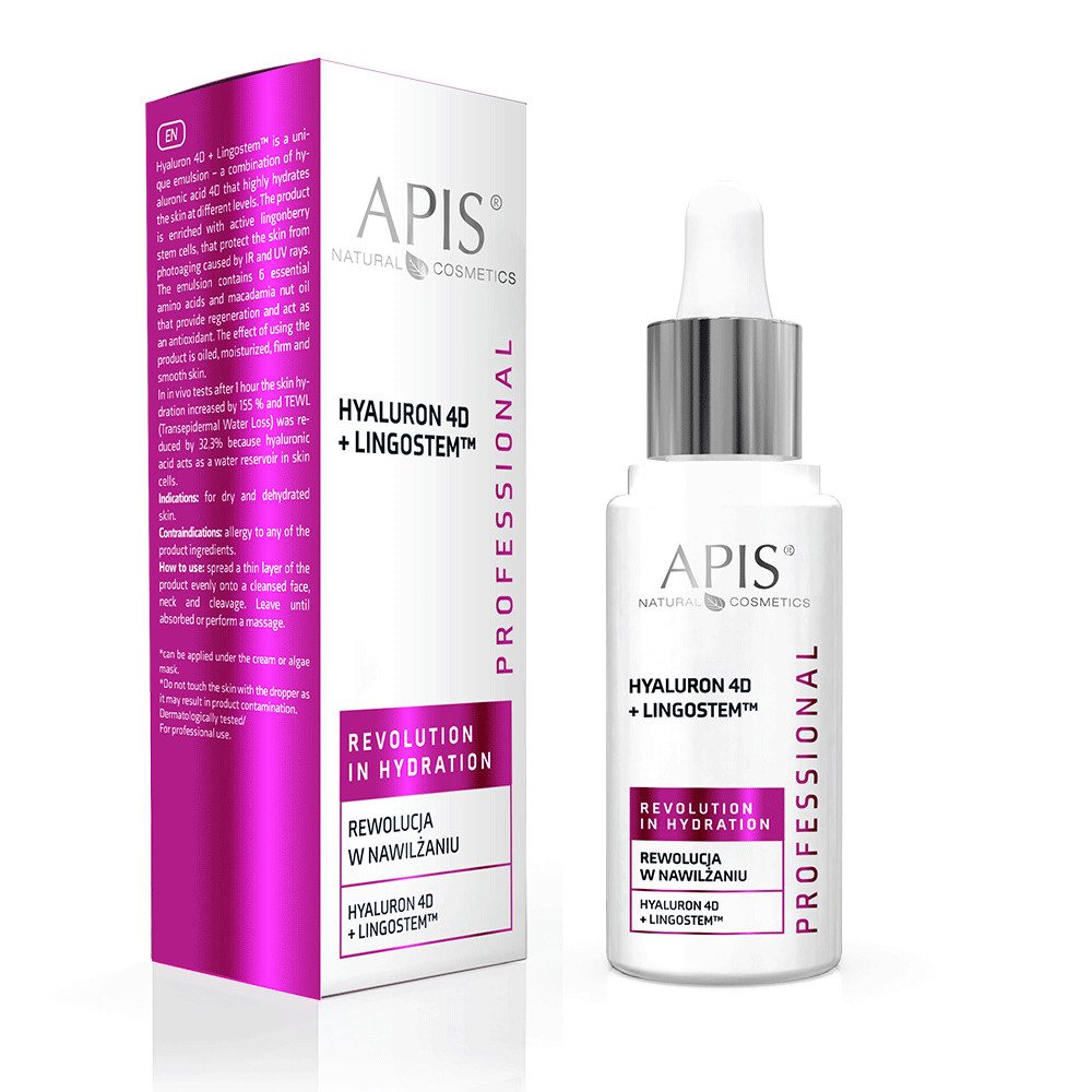 Apis Natural Cosmetics Уход за лицом APIS REVOLUTION IN HYDRATION, Hyaluron 4D + Lingostem TM, 30 ml